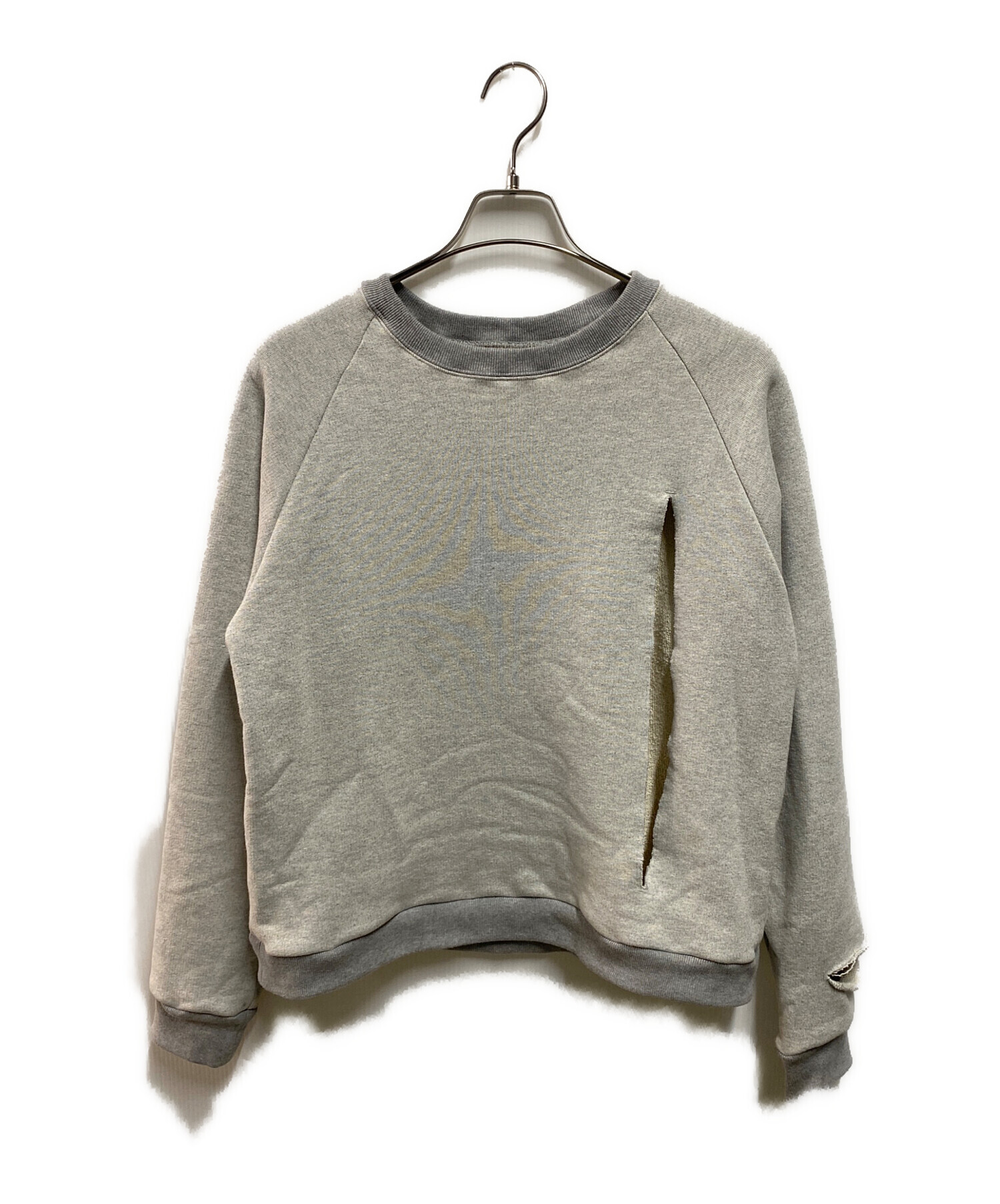 中古・古着通販】RANDY (ランディー) ダメージ加工スウェット グレー 