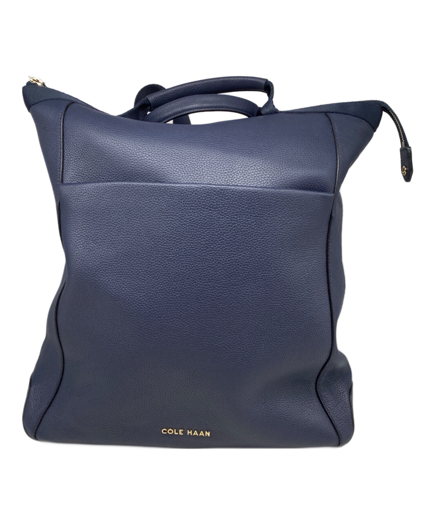 中古・古着通販】COLE HAAN (コールハーン) レザーリュック ネイビー