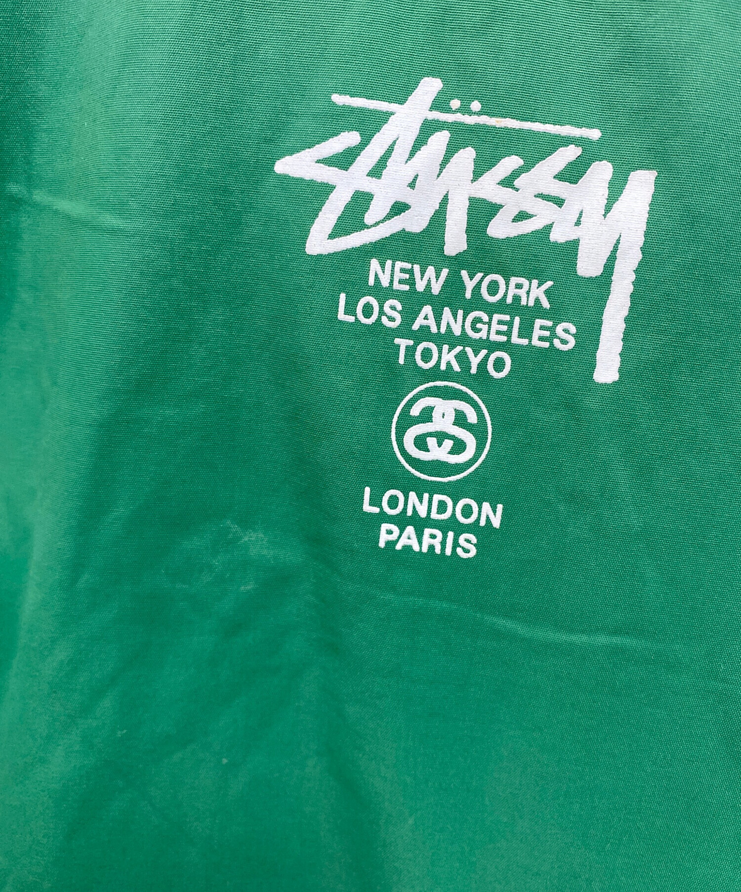 中古・古着通販】stussy (ステューシー) コーチジャケット グリーン