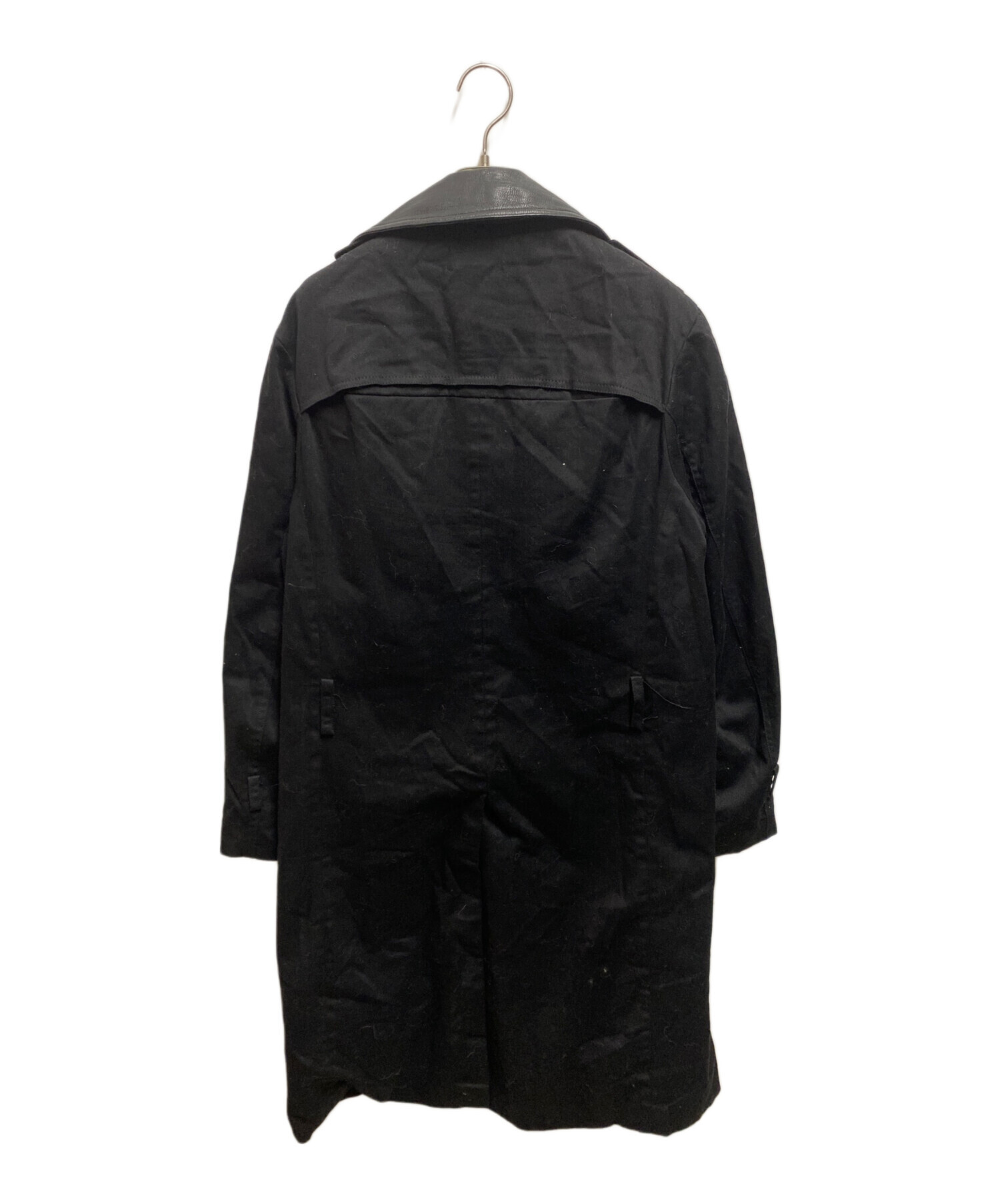 JIMSINN コート ブラック ジムズイン ロングコート ブラック ライン 