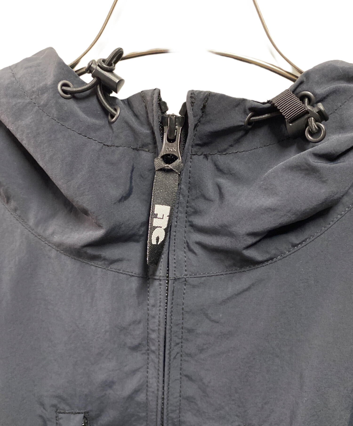 中古・古着通販】FTC (エフティーシー) NYLON HOODED JACKET ブラック 