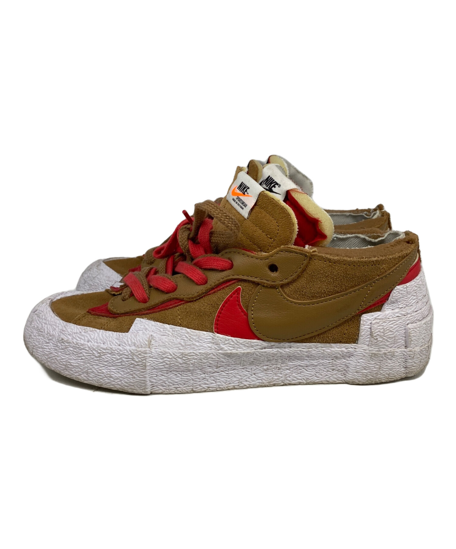 中古・古着通販】NIKE (ナイキ) sacai (サカイ) BLAZER LOW ブラウン 