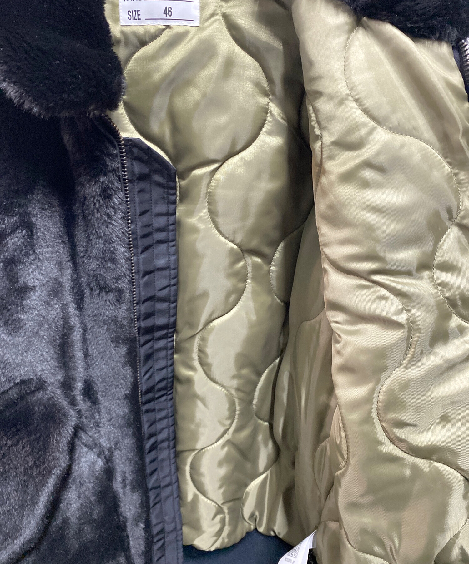 中古・古着通販】NEXUSVII (ネクサスセブン) FUR CWU JACKET ブラック