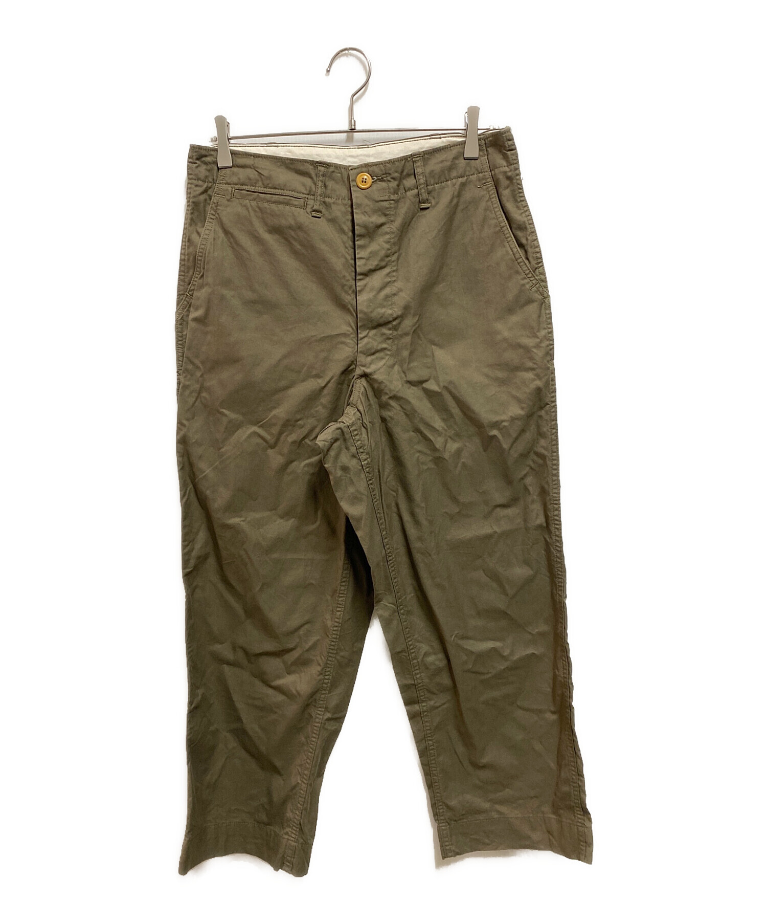 TUKI / 0130 Military Chinos ツキ ミリタリーパンツ 中古・古着通販】TUKI (ツキ) Military Chinos オリーブ サイズ:2