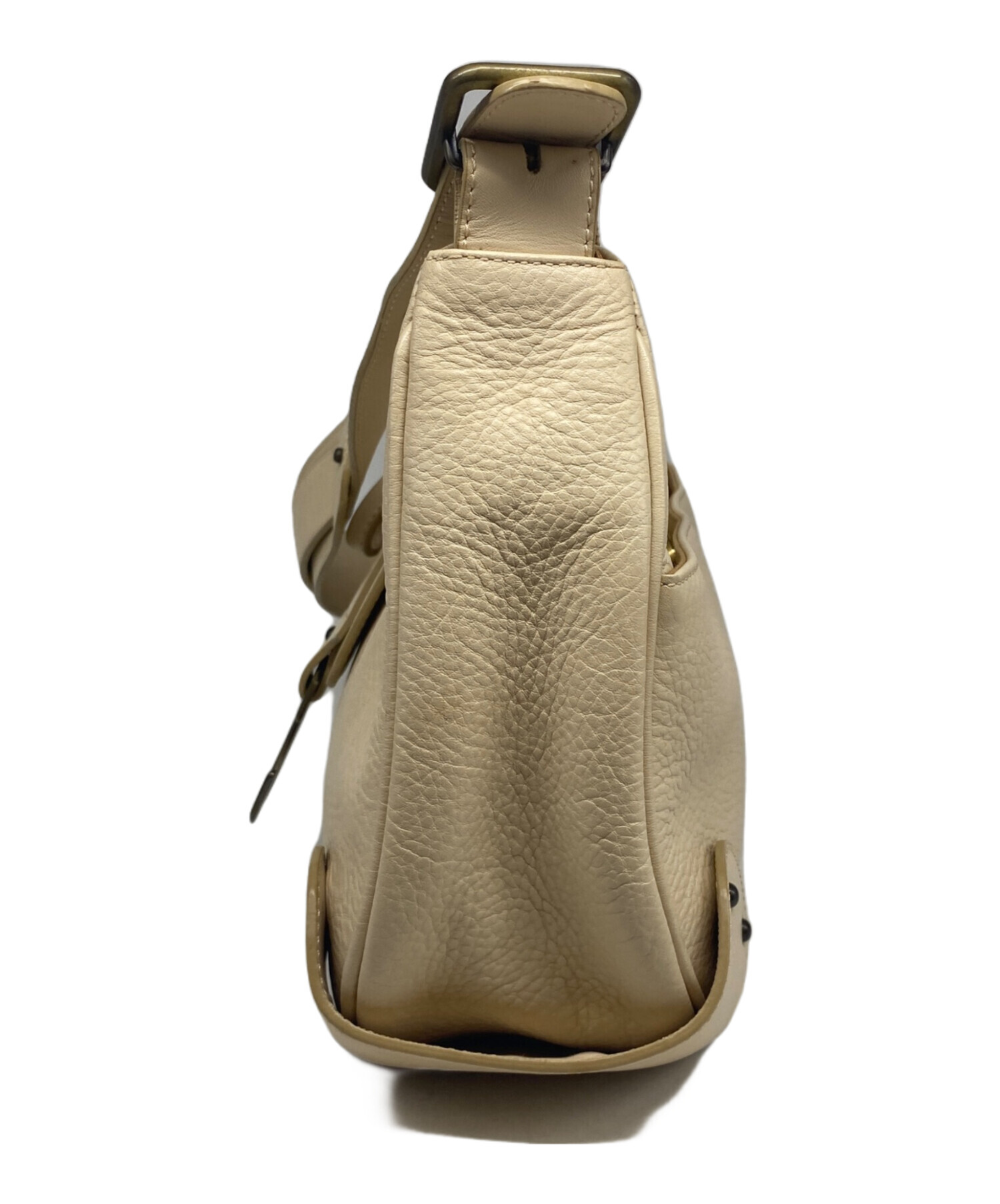 中古・古着通販】Chloe (クロエ) Cロゴ ワンショルダーバッグ ベージュ 