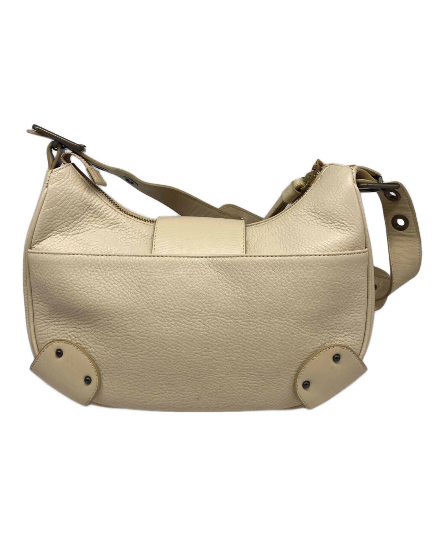 中古・古着通販】Chloe (クロエ) Cロゴ ワンショルダーバッグ ベージュ 