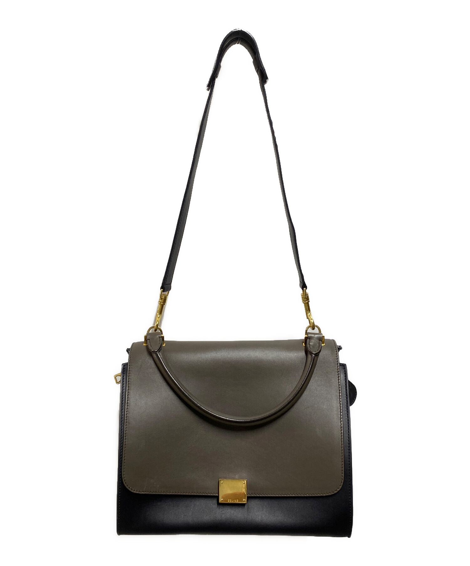 中古・古着通販】CELINE (セリーヌ) トラペーズミディアム2WAY 中古・古着通販】CELINE (セリーヌ) トラペーズミディアム2WAY