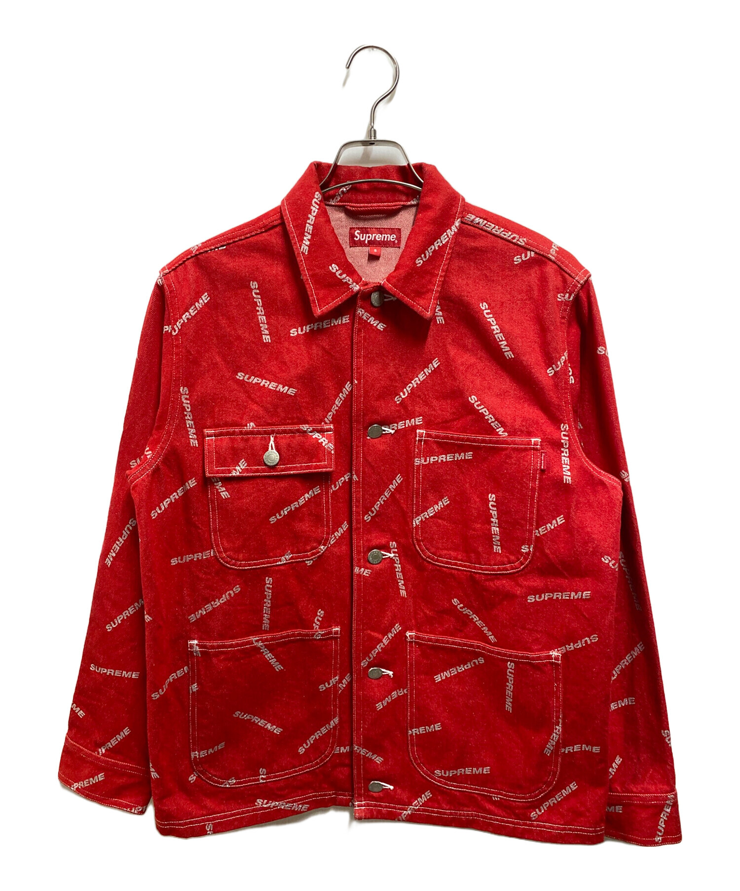 中古・古着通販】SUPREME (シュプリーム) DENIM LOGO CHORE COAT 