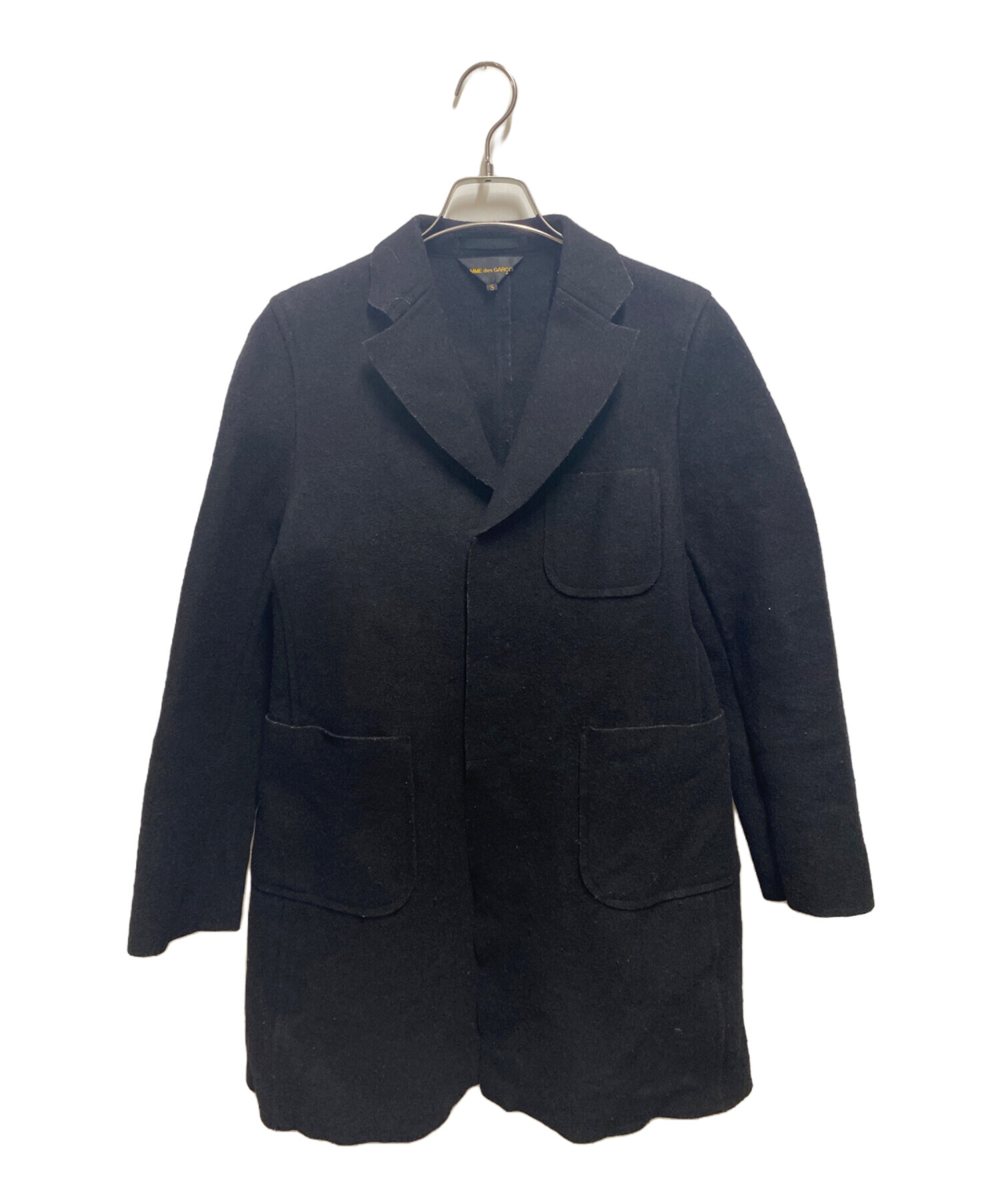 コムデギャルソン COMME des GARCONS コート 中古・古着通販】COMME des GARCONS (コムデギャルソン) 圧縮ウール