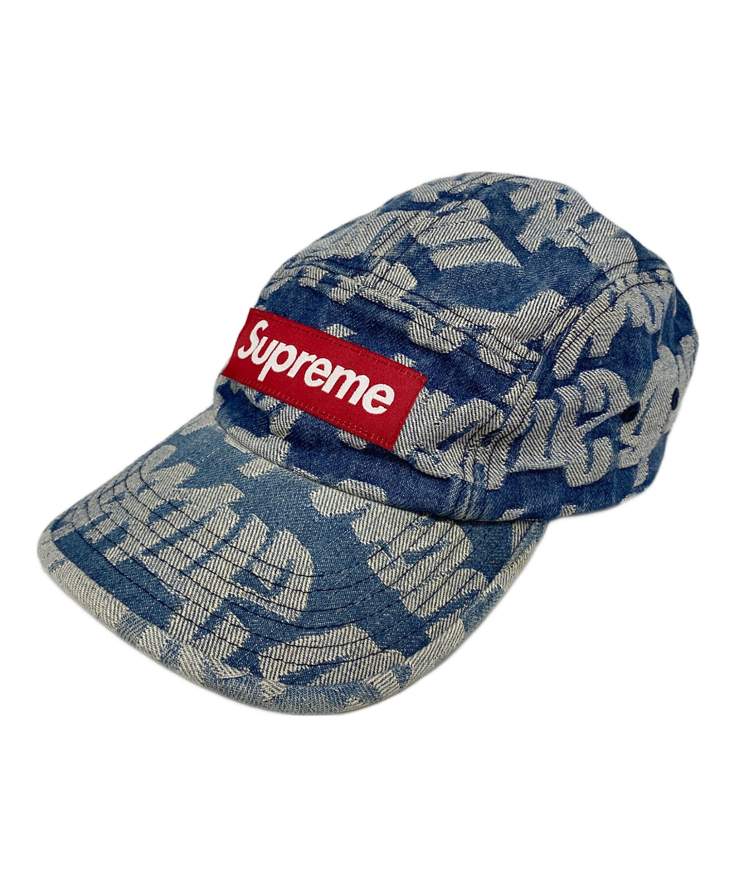 中古・古着通販】SUPREME (シュプリーム) Fat Tip Jacquard Denim Camp 中古・古着通販】SUPREME (シュプリーム) Fat Tip Jacquard Denim Camp