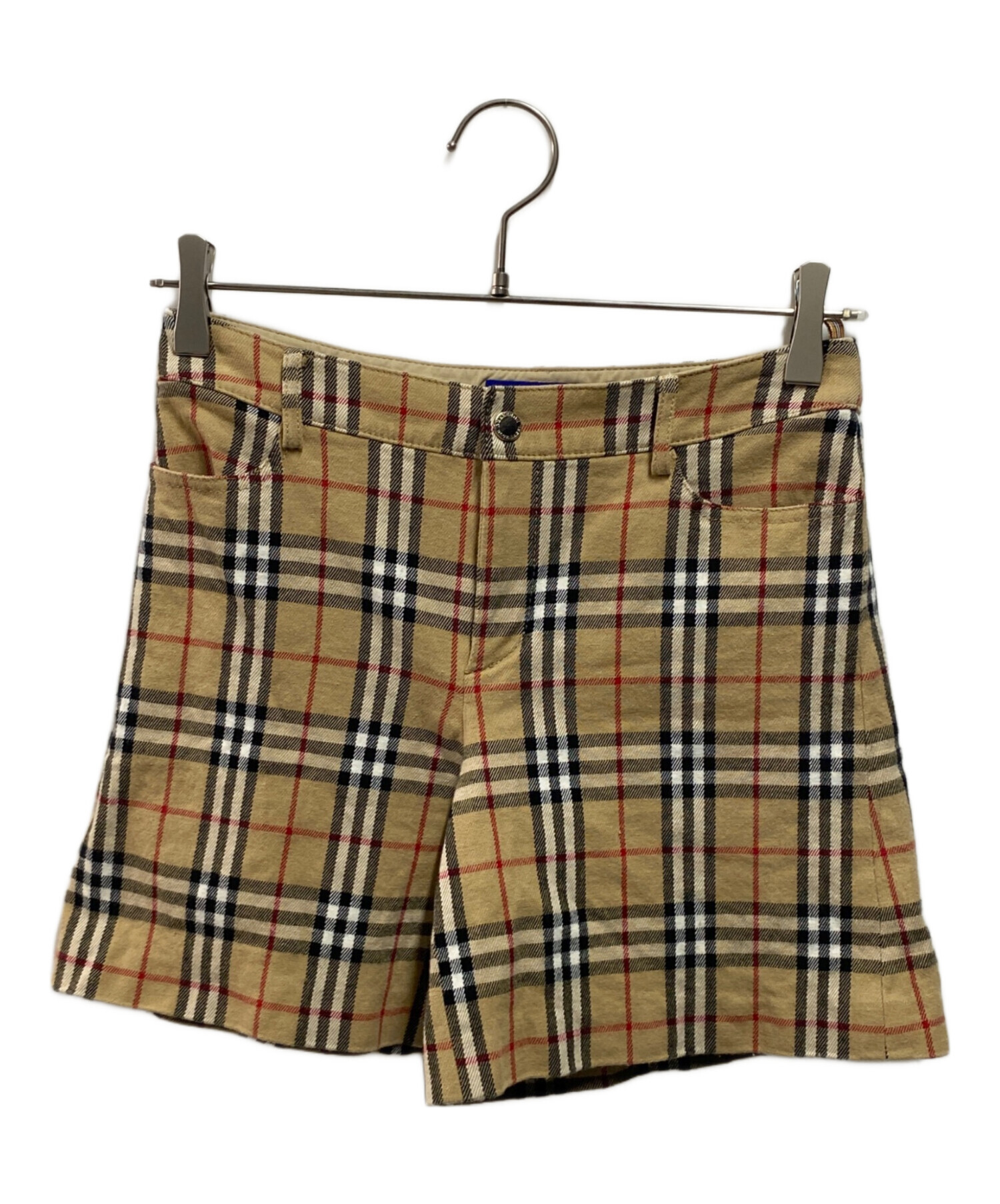 即決】BURBERRY BLUE LABEL バーバリー ショートパンツ ホワイト 38