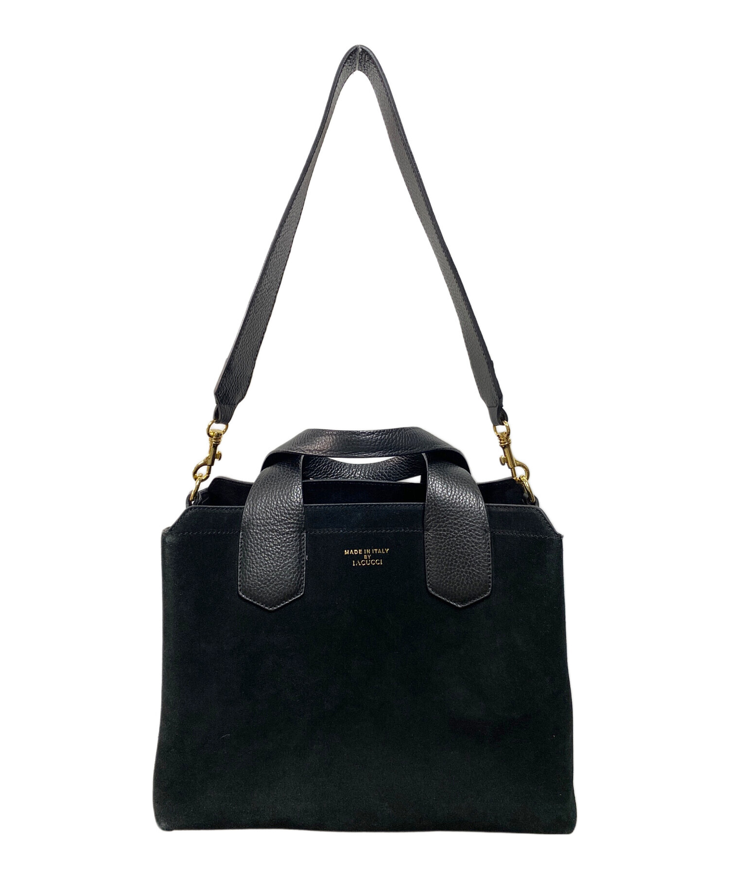 中古・古着通販】IACUCCI (イアクッチ) 2wayハンドバッグ ブラック 