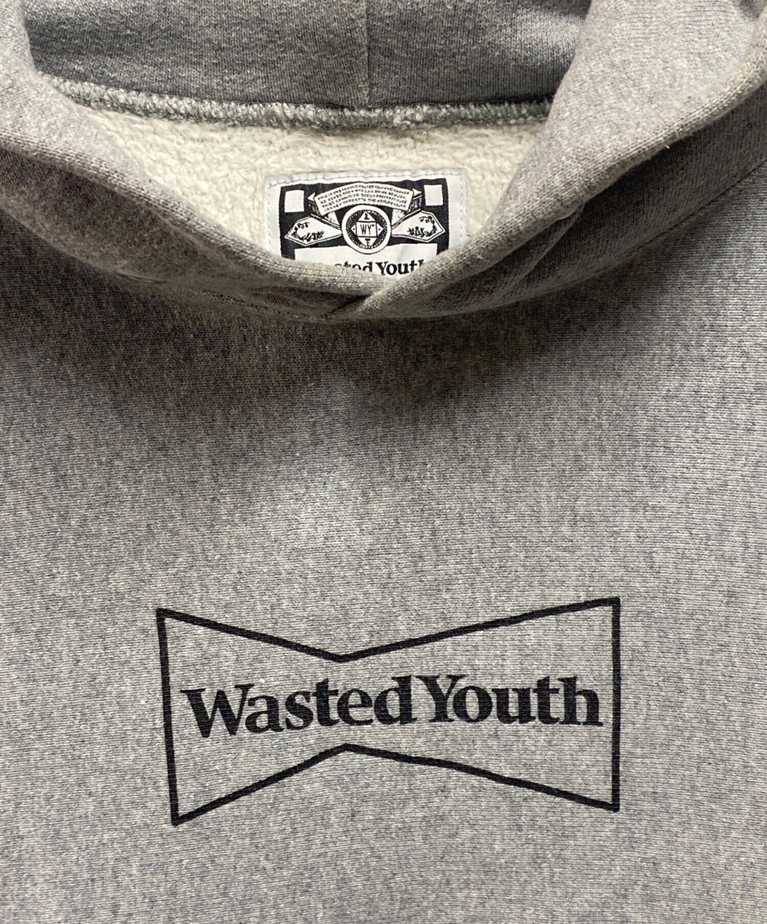 Wasted Youth パーカー M グレー スウェット 中古・古着通販】WASTED YOUTH (ウエステッド ユース) HOODIE グレー