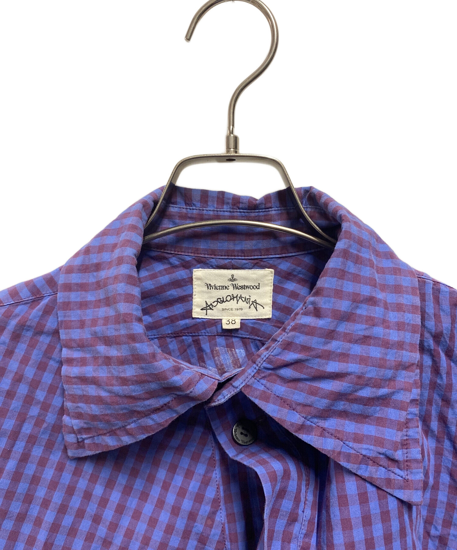 Vivienne Westwood ANGLOMANIA チェックブラウス 38 中古・古着通販】Vivienne Westwood ANGLOMANIA (ヴィヴィアンウエスト