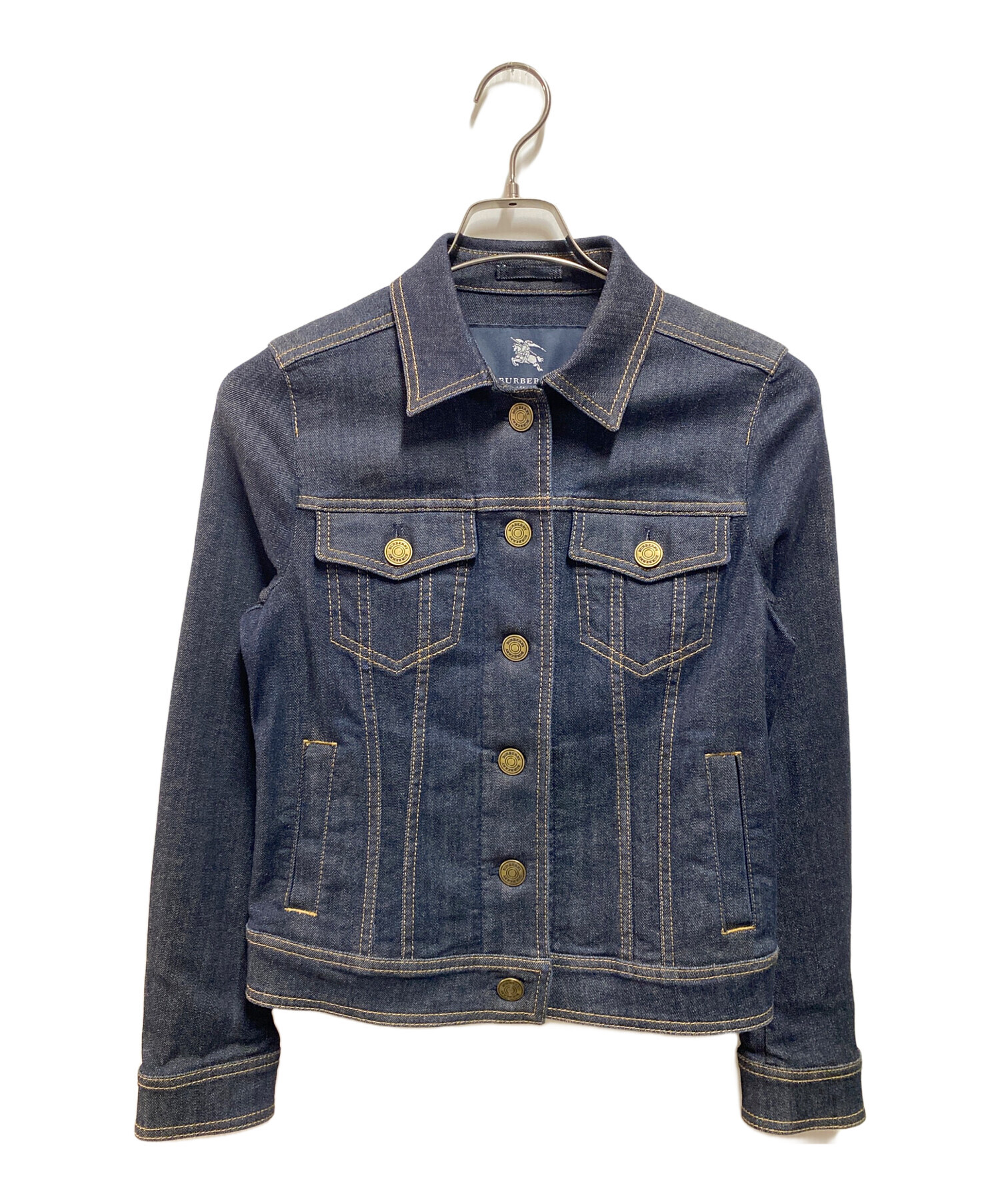 美品】バーバリーロンドン Burberry London デニムジャケット Gジャン