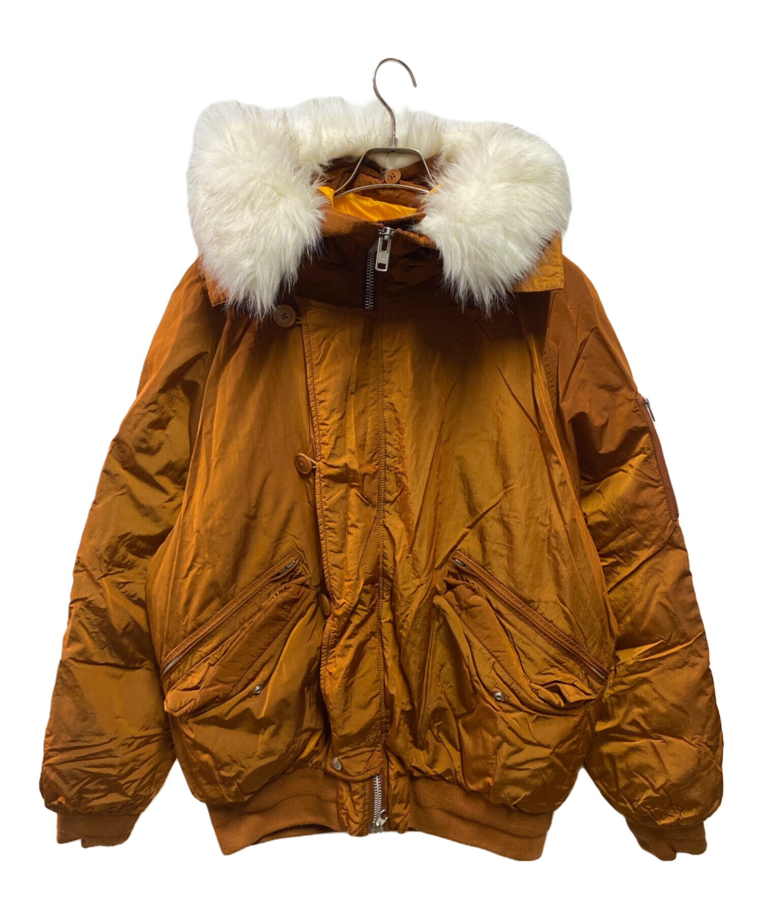 中古・古着通販】PALACE (パレス) P-2Bショートパーカー ブラウン