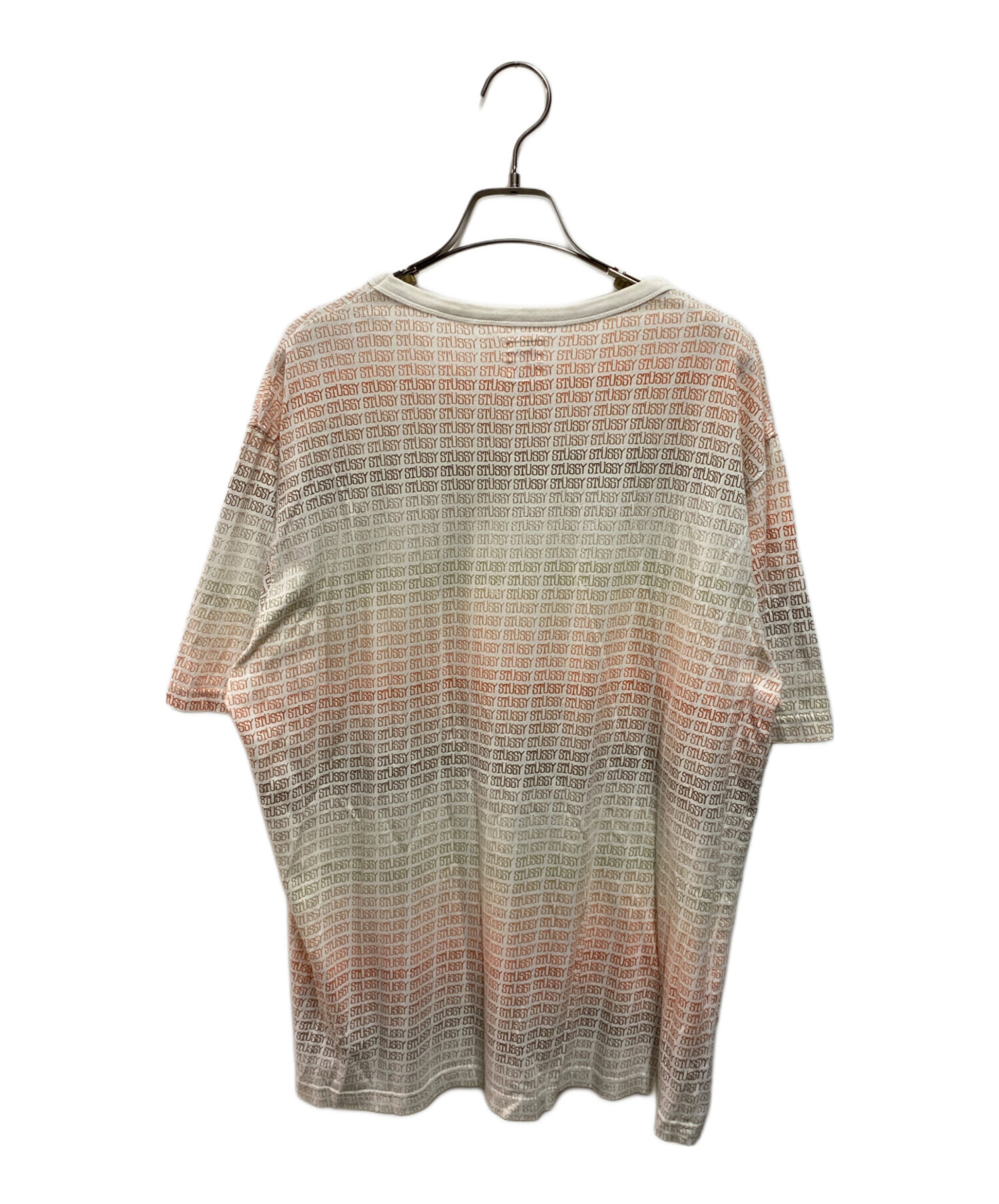 中古・古着通販】stussy (ステューシー) ロゴ総柄プリントTシャツ