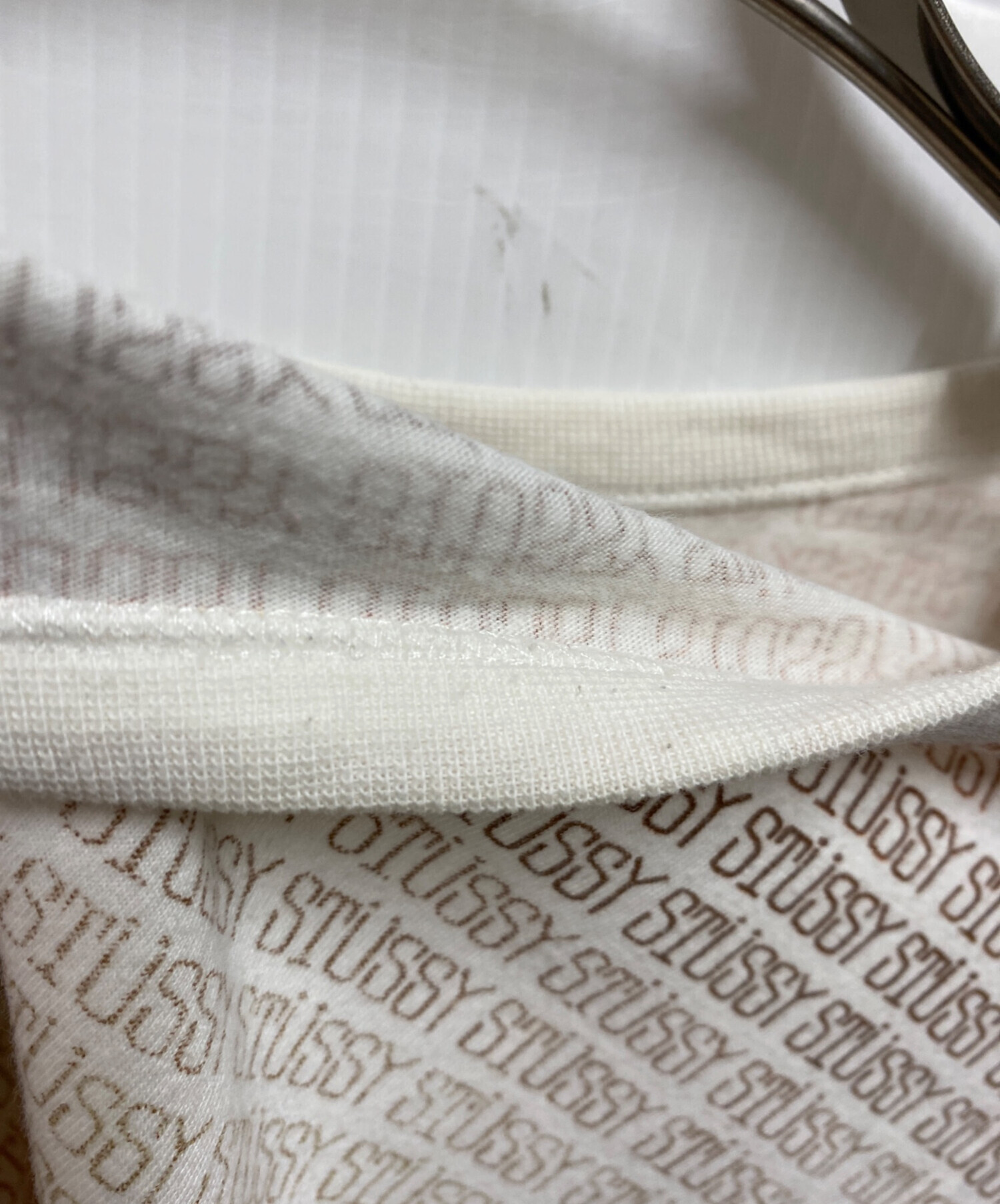 中古・古着通販】stussy (ステューシー) ロゴ総柄プリントTシャツ