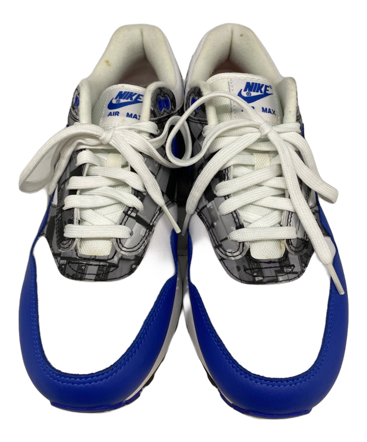 中古・古着通販】NIKE (ナイキ) AIR MAX 1 PRNT ブルー×ホワイト 