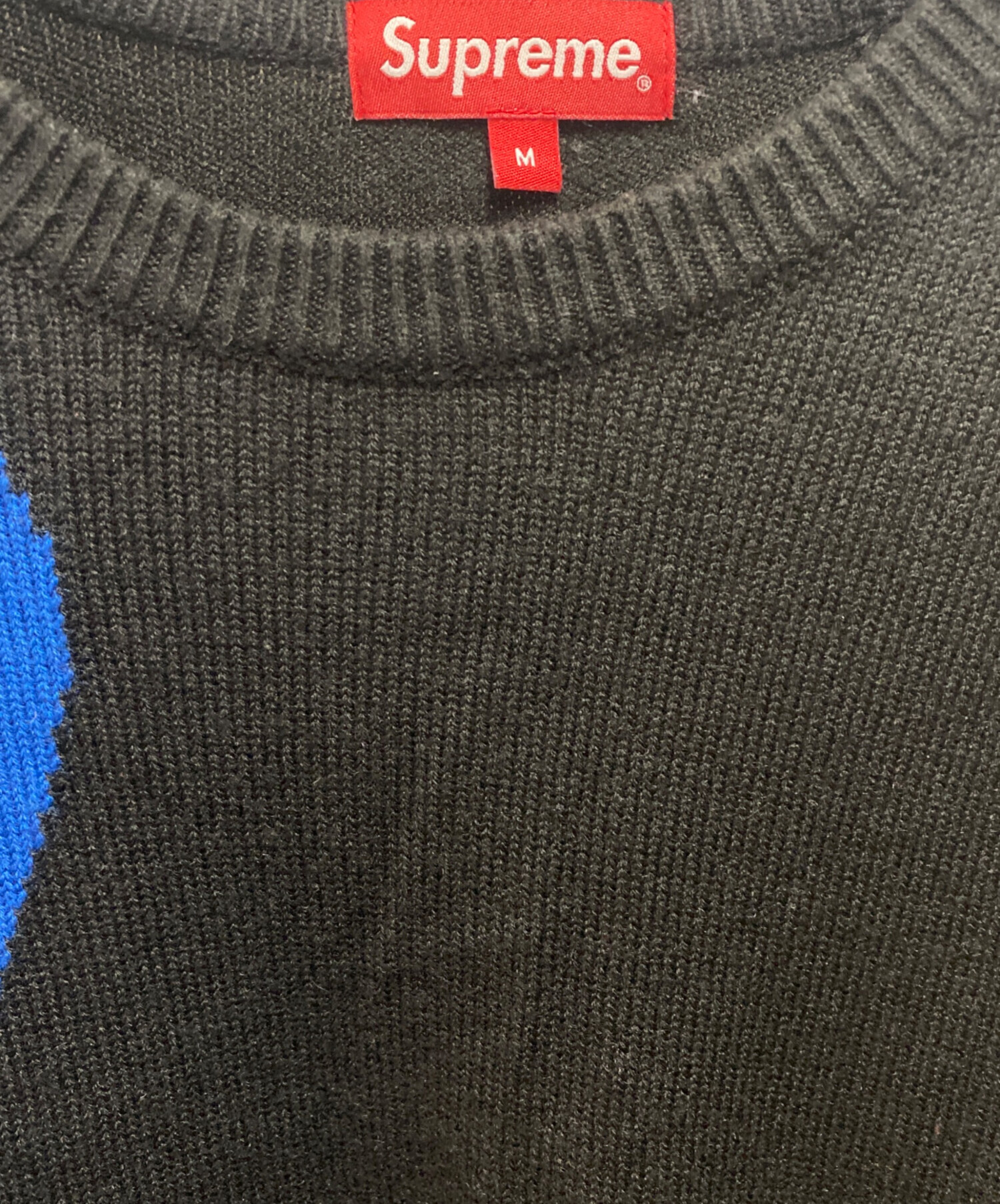 中古・古着通販】SUPREME (シュプリーム) Faces Sweater ブラック