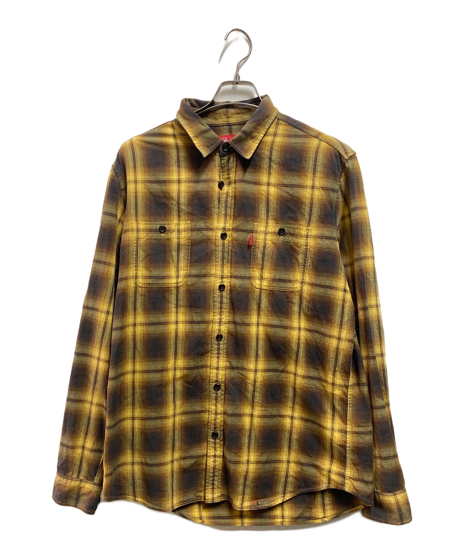 2010aw シュプリーム　オンブレ　ネルシャツ 中古・古着通販】SUPREME (シュプリーム) オンブレチェックシャツ