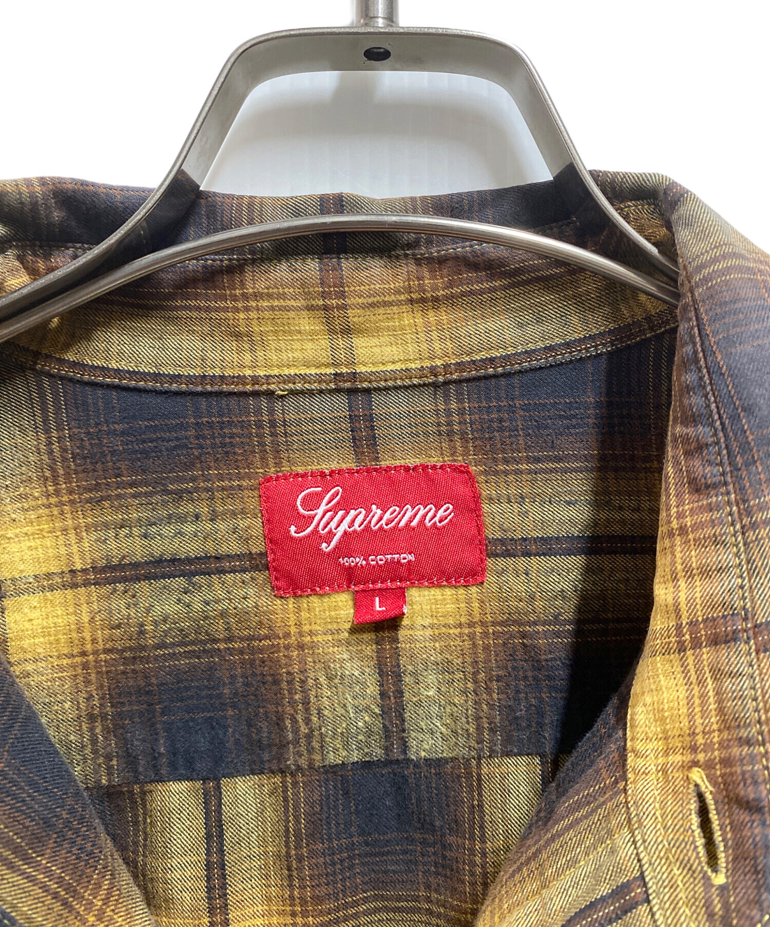 中古・古着通販】SUPREME (シュプリーム) オンブレチェックシャツ