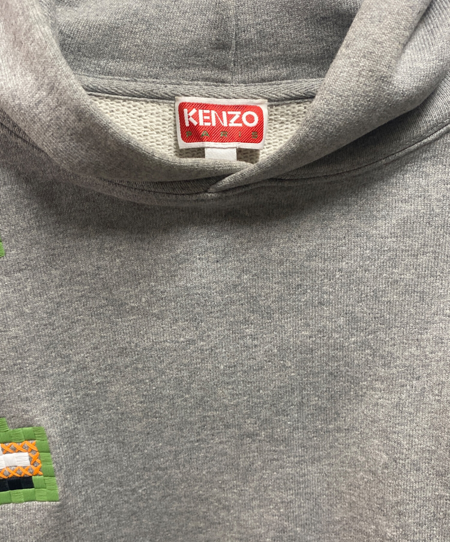 中古・古着通販】KENZO (ケンゾー) Pixel Oversize Hoodie グレー