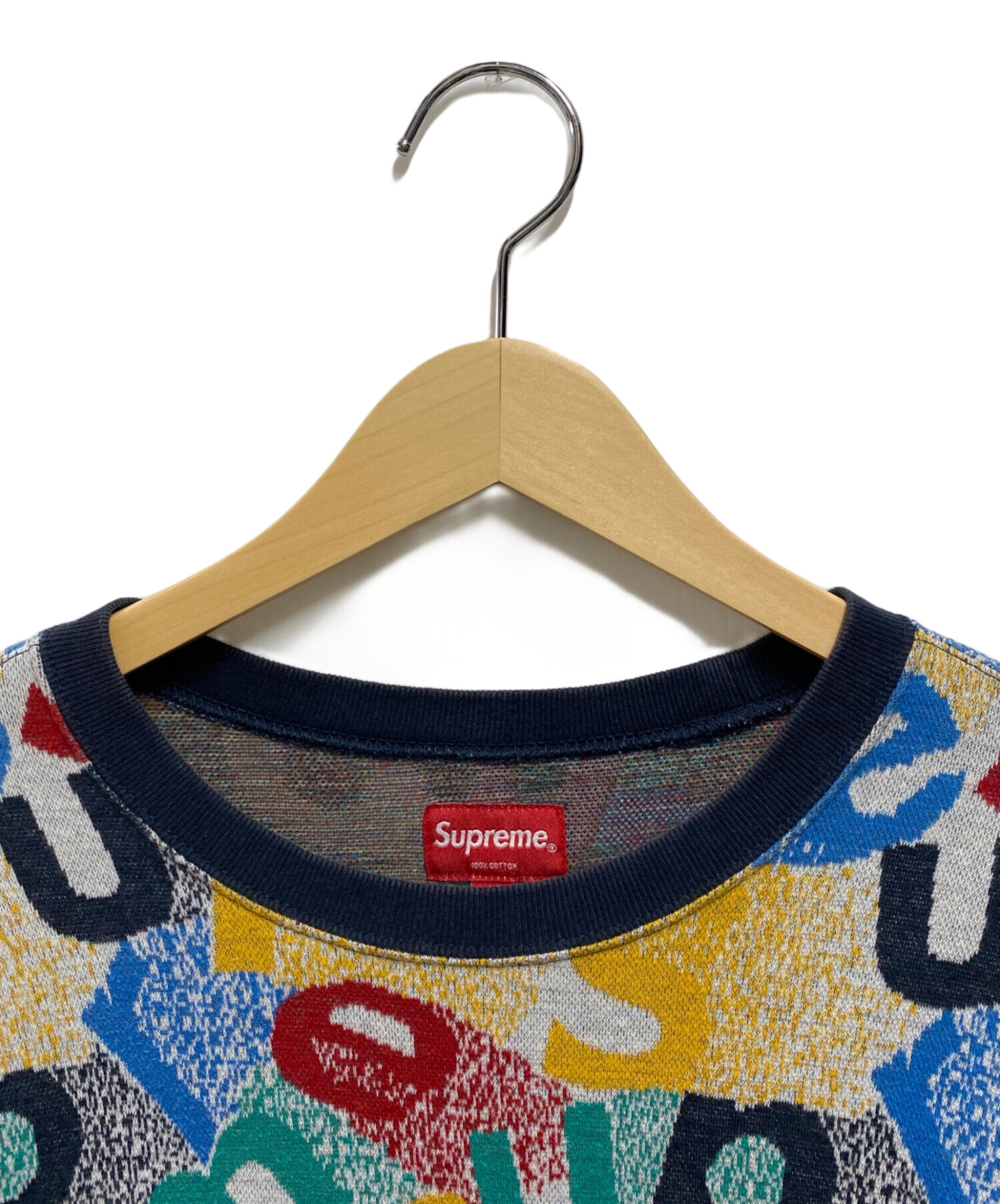 中古・古着通販】SUPREME (シュプリーム) Scatter Text Crewneck 