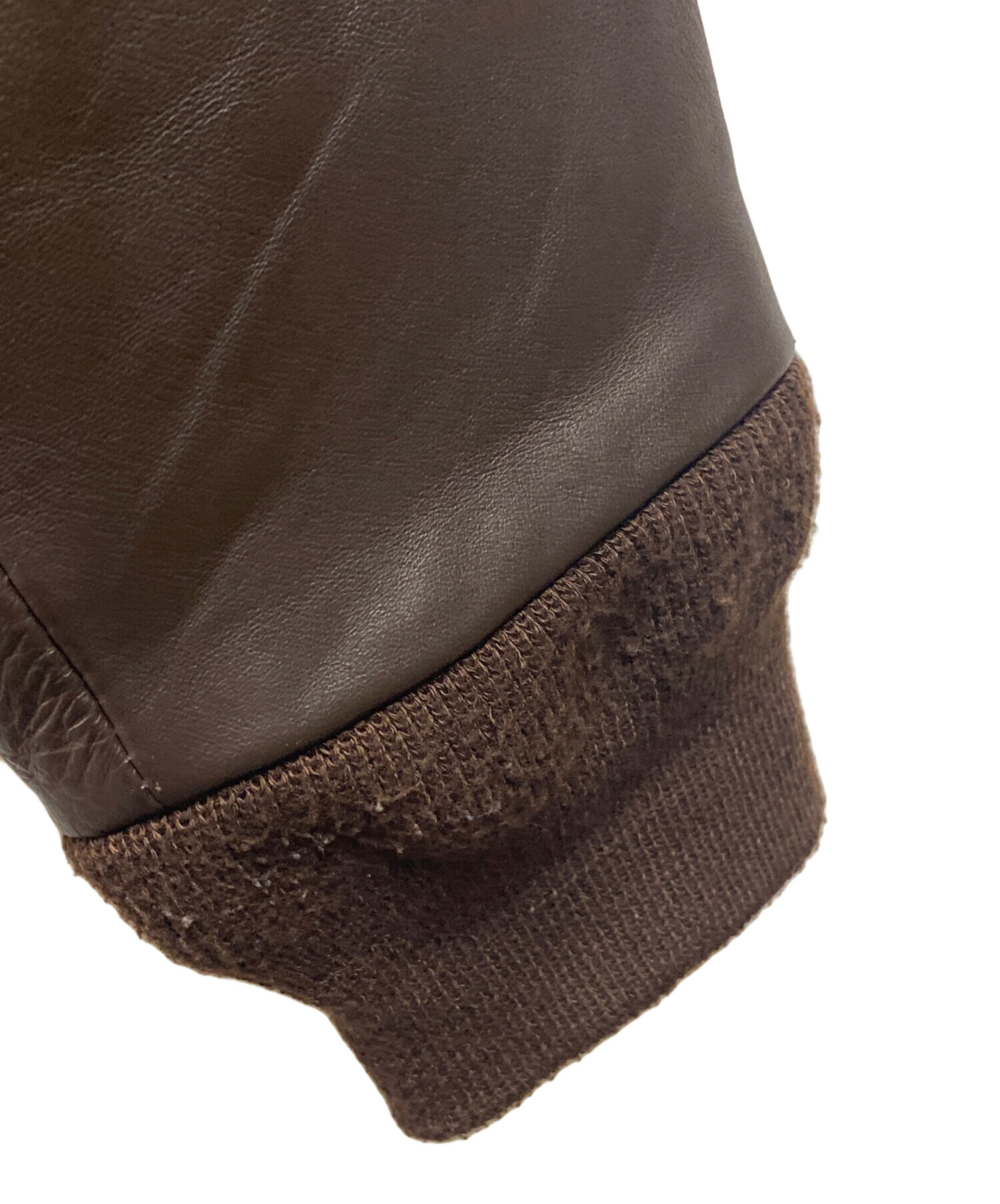 中古・古着通販】MORGAN (モーガン) A-2レザーフライトジャケット