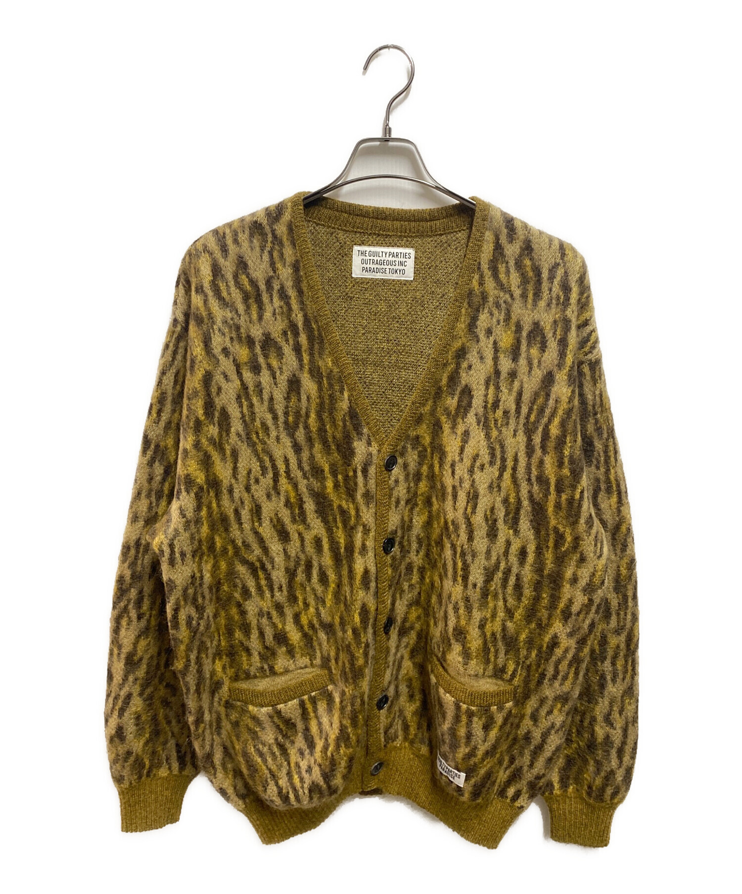 中古・古着通販】WACKO MARIA (ワコマリア) LEOPARD MOHAIR CARDIGAN