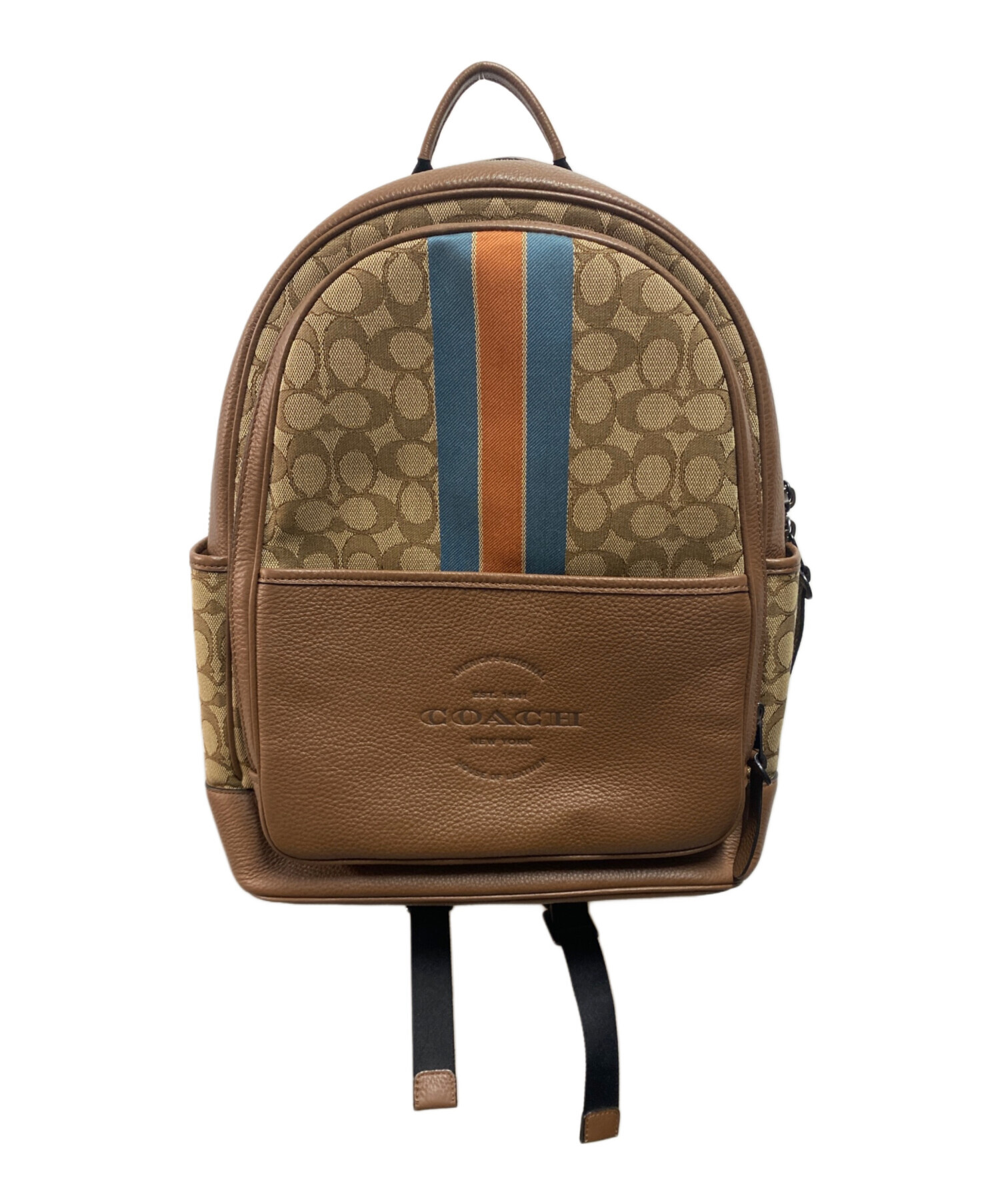 中古・古着通販】COACH (コーチ) シグネチャートンプソンバックパック 