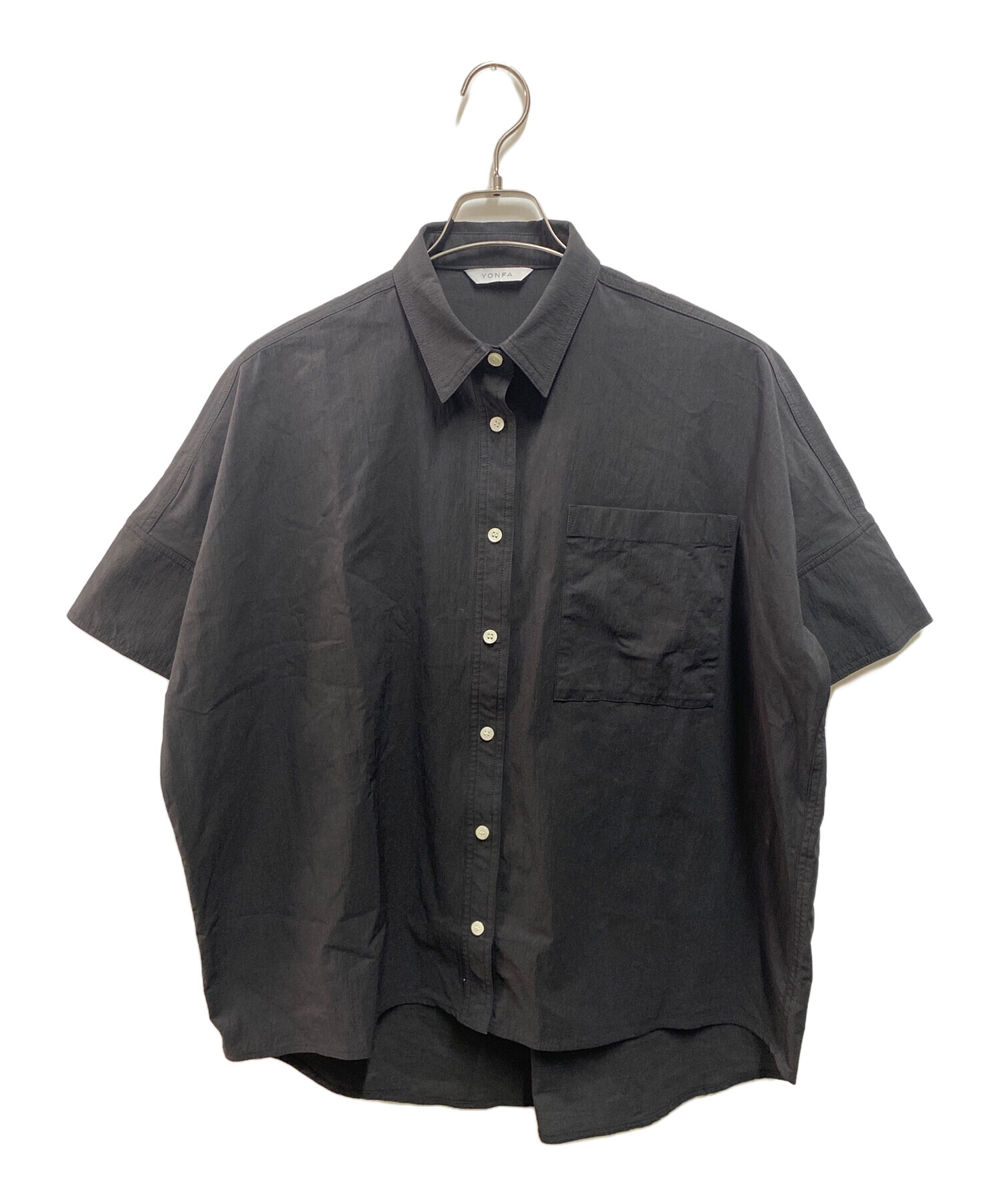 中古・古着通販】YONFA (ヨンファ) big box shirt ブラック サイズ