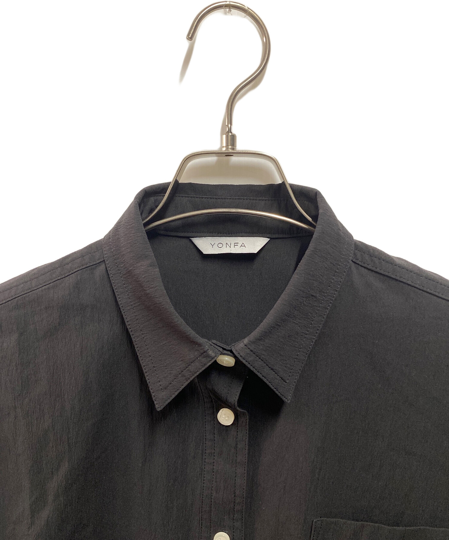 中古・古着通販】YONFA (ヨンファ) big box shirt ブラック サイズ