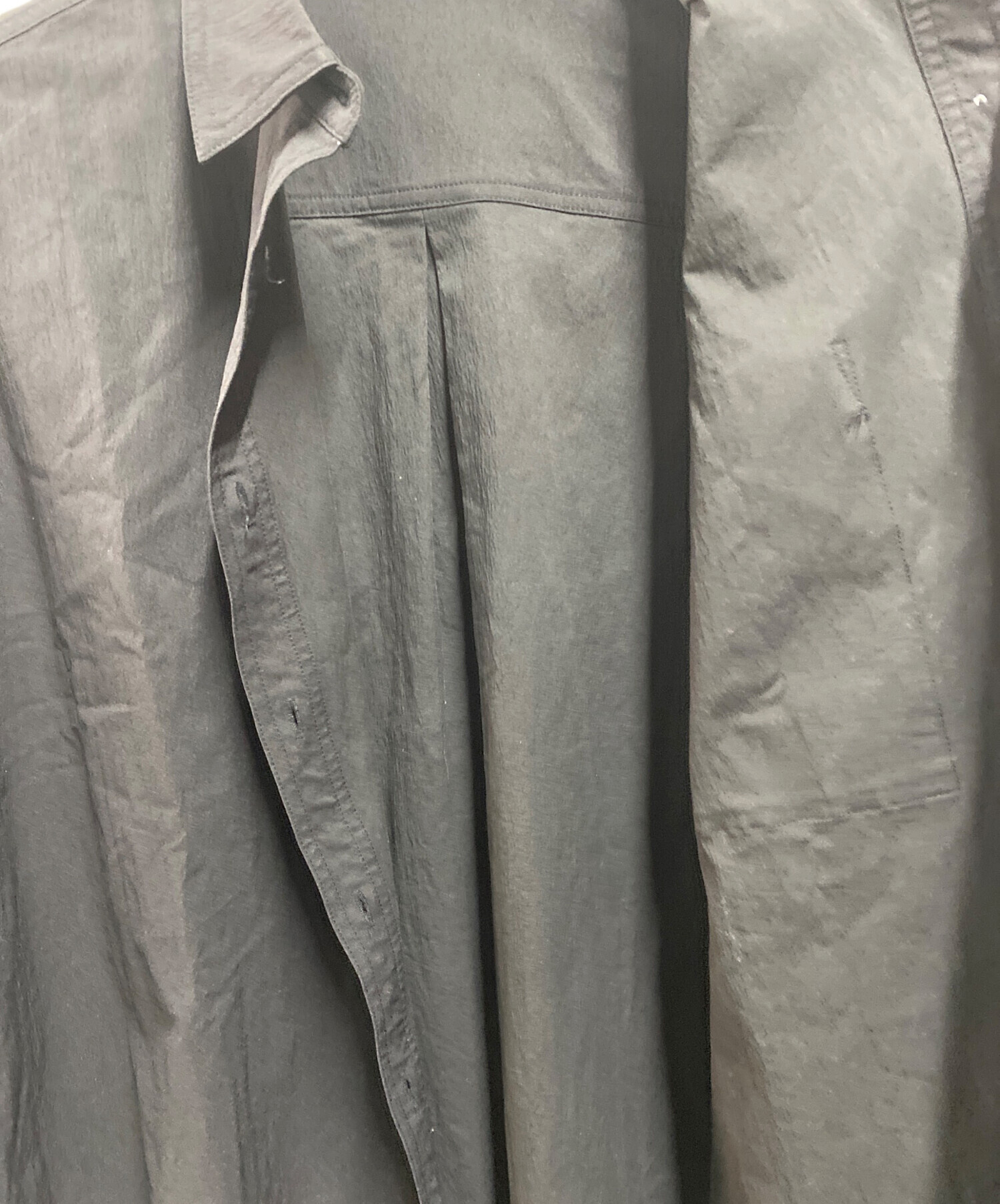 トップス YONFA big box shirt 中古・古着通販】YONFA (ヨンファ) big box shirt ブラック サイズ