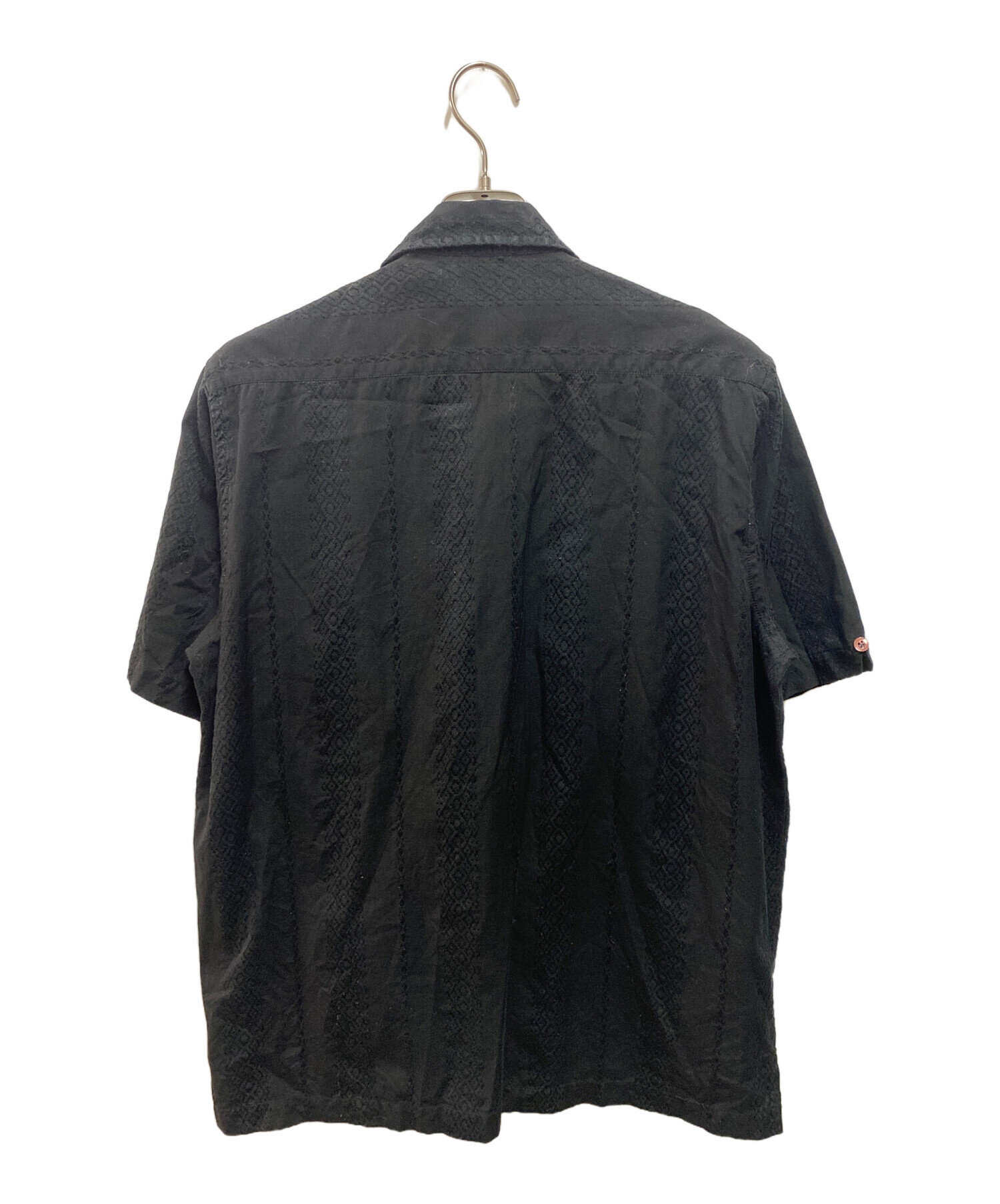 中古・古着通販】stussy (ステューシー) キューバシャツ ブラック 