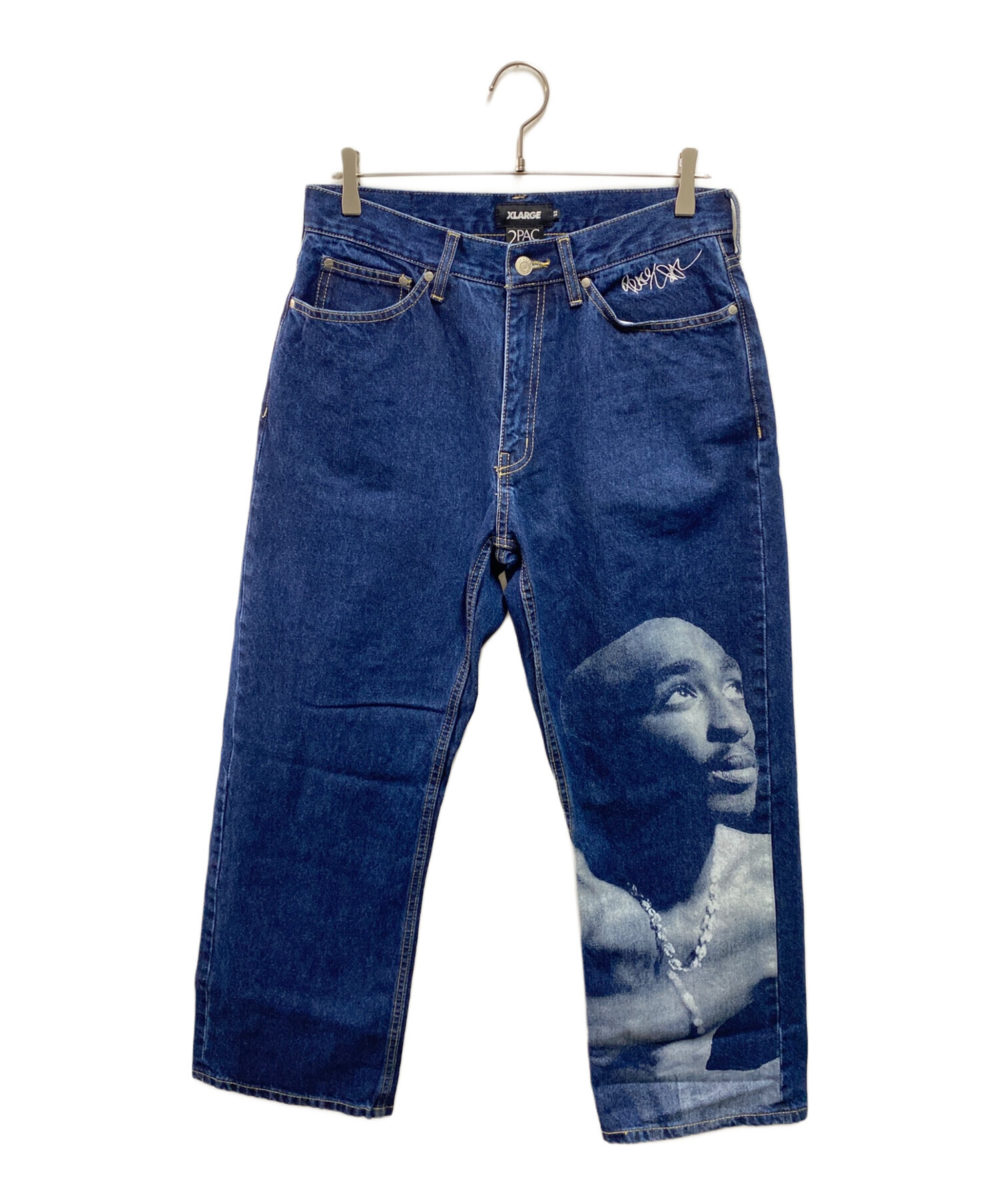 中古・古着通販】X-LARGE (エクストララージ) TUPAC DENIM PANTS