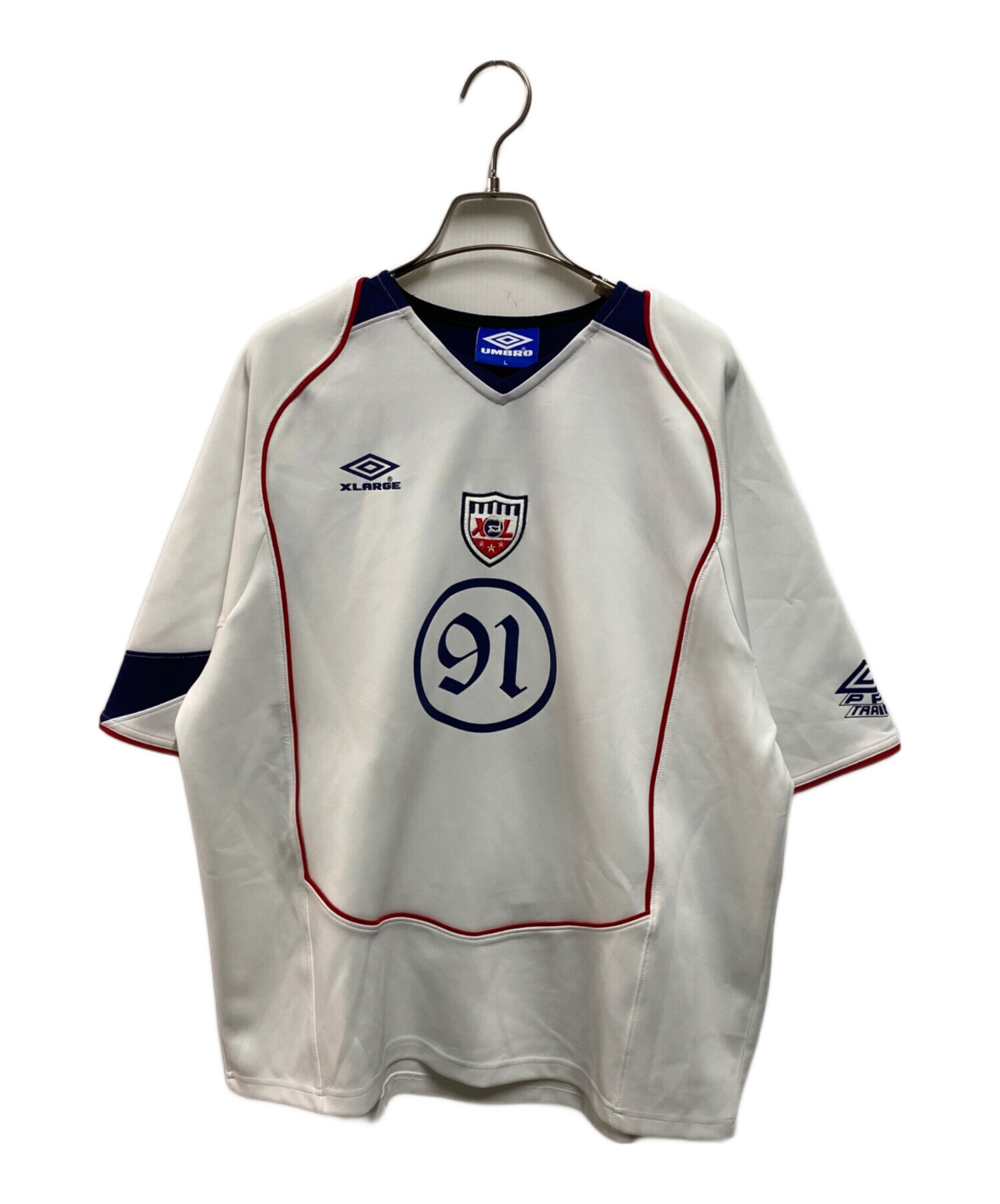 XLARGE×UMBRO SOCCER JERSEY Lサイズ 中古・古着通販】UMBRO (アンブロ) X-LARGE (エクストララージ