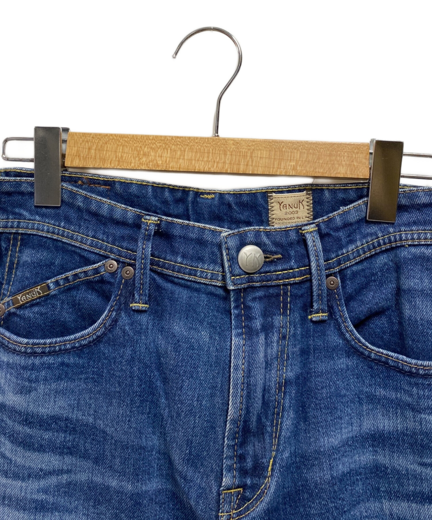 中古・古着通販】YANUK (ヤヌーク) PHILIP Ⅱ デ二ムパンツ インディゴ