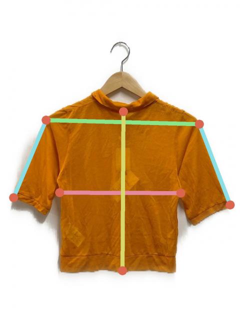中古・古着通販】AURALEE (オーラリー) GAUZE SHORT POLO オレンジ