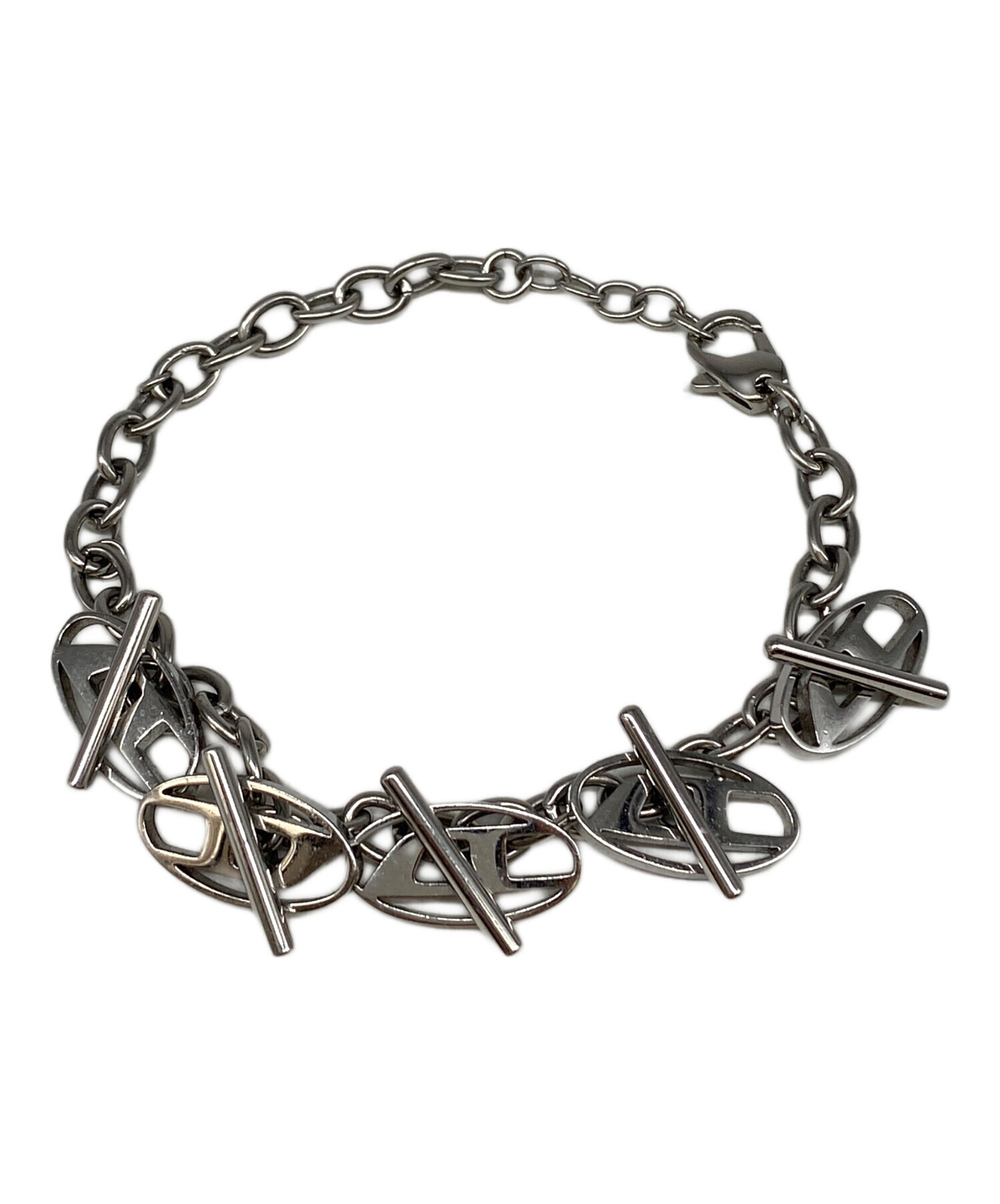 中古・古着通販】DIESEL (ディーゼル) リンクオーバルDロゴチェーン