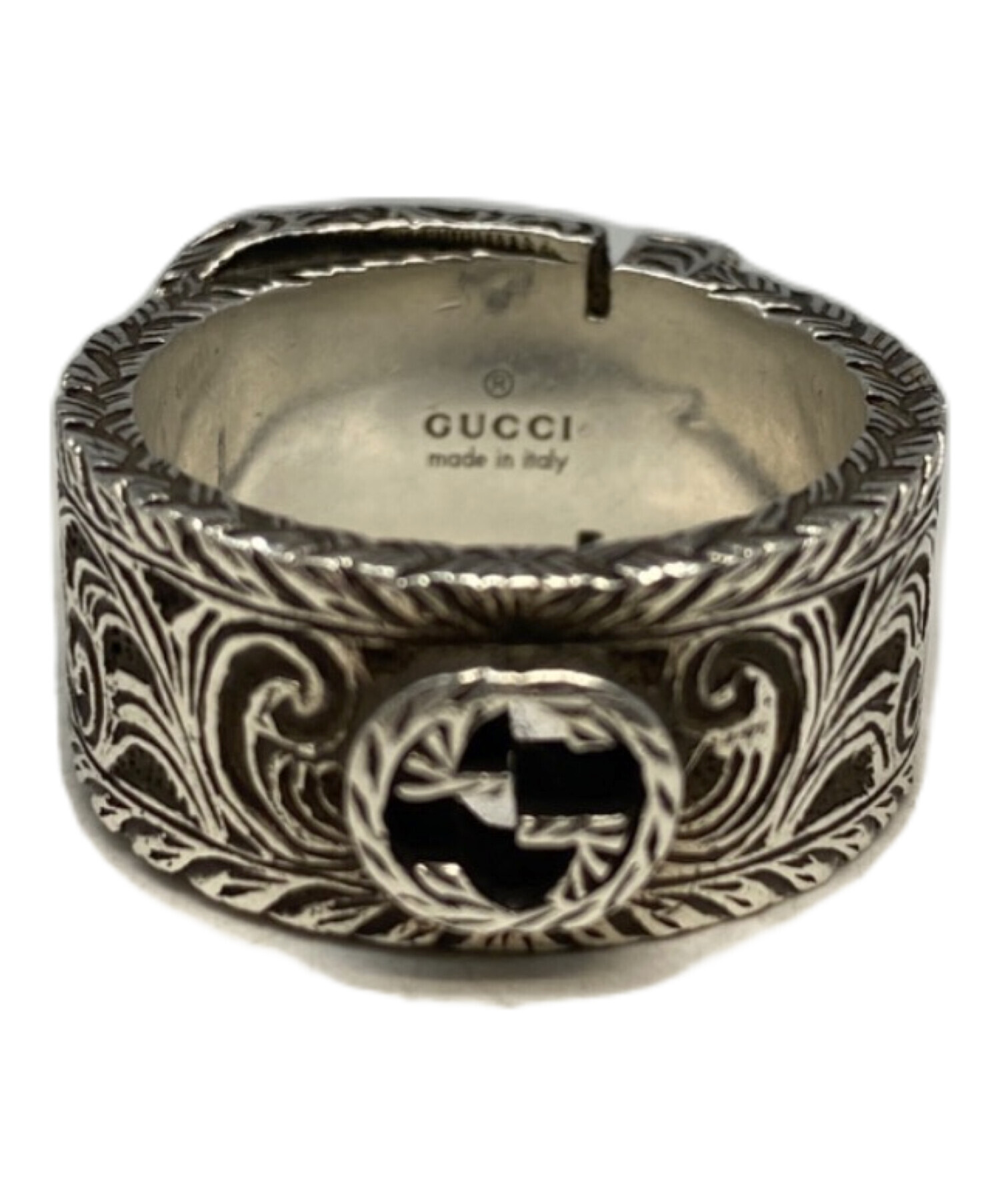 中古・古着通販】GUCCI (グッチ) ガーデンベルトモチーフリング