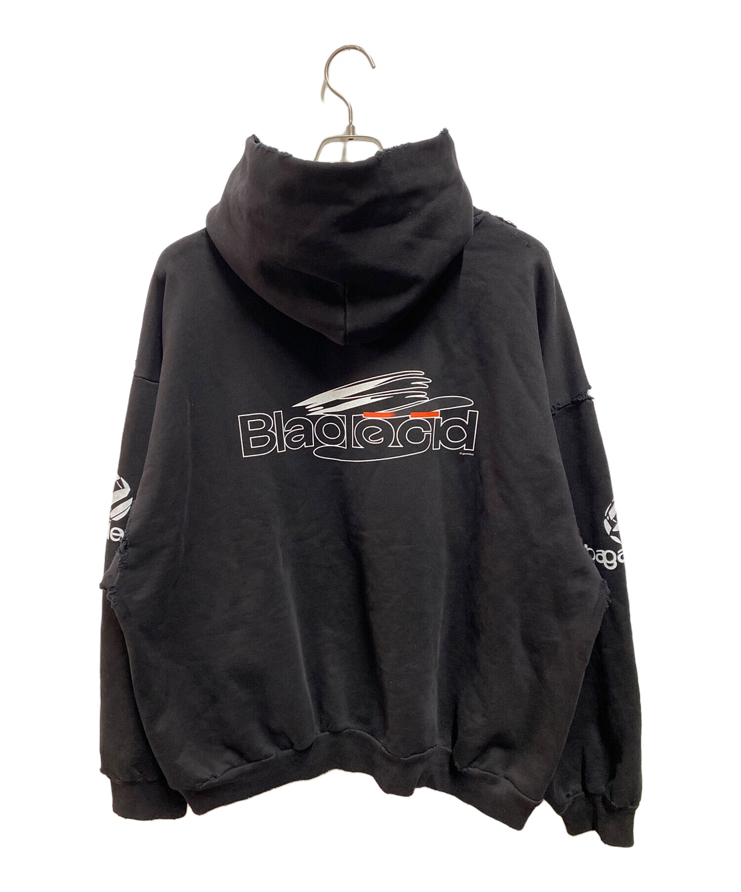 【未使用品3/12まで】balenciaga Logo Hoodie Balenciaga Logo Hoodie Black メンズ - JP