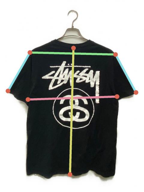 STUSSY 半袖Tシャツ サイズM used 中古・古着通販】stussy (ステューシー) 半袖カットソー ブラック