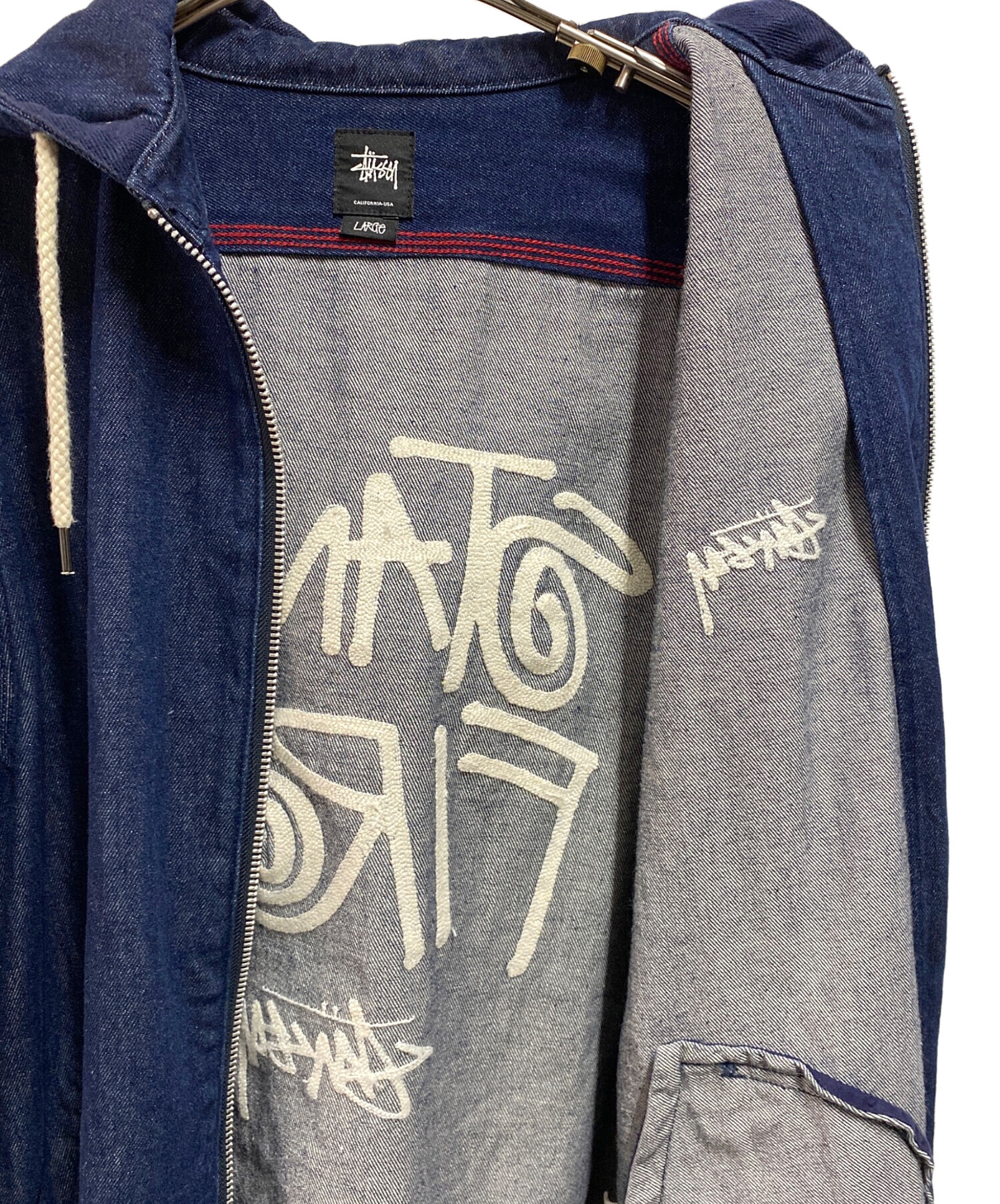 中古・古着通販】stussy (ステューシー) 00's stand firm刺繍デニム