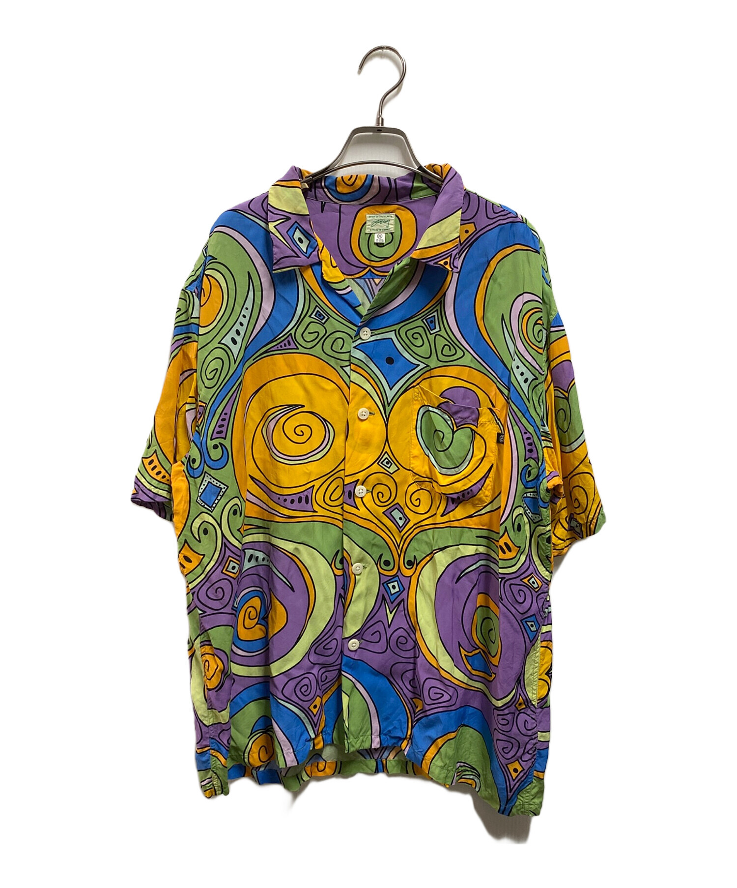 中古・古着通販】stussy (ステューシー) Laugh In Hawaiian shirt