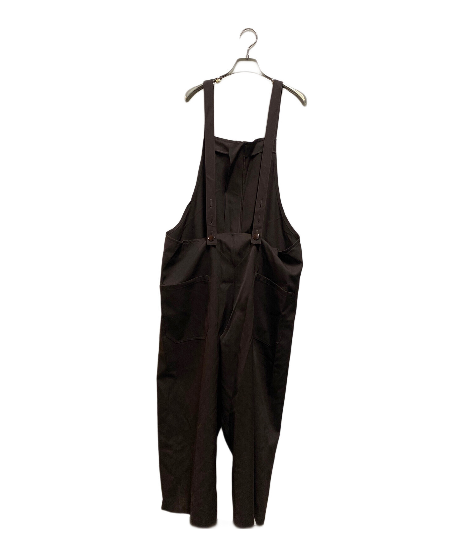 中古・古着通販】Dhal (ダル) Wool Gabardine Jump Suit ブラウン
