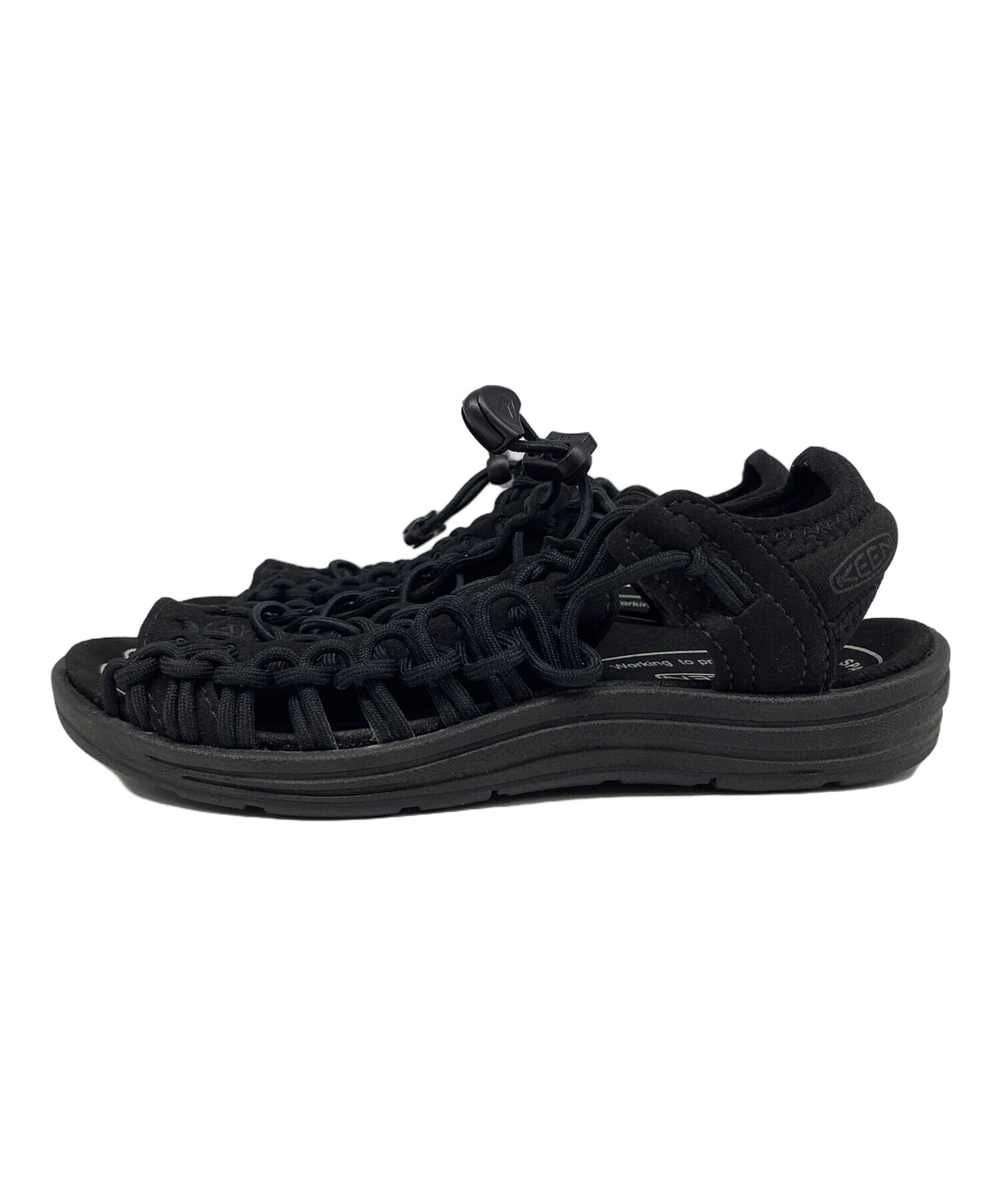 中古・古着通販】KEEN (キーン) ユニークサンダル ブラック サイズ 