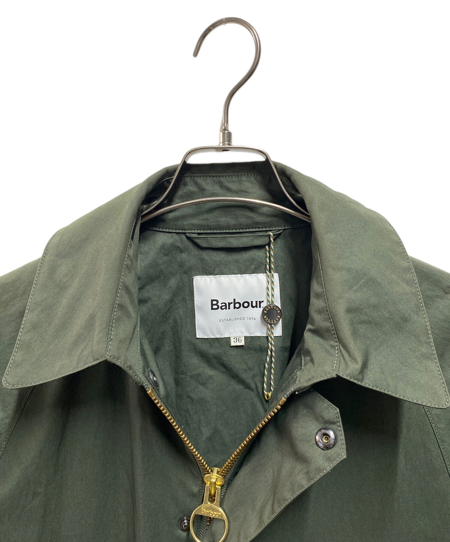 バブアー ビデイル 36 ナイロン コットン製 barbour ビデイル sage36