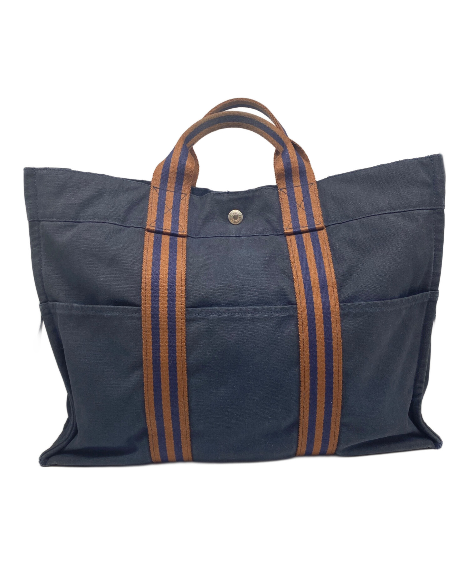 HERMES フールトゥMMネイビー エルメス(Hermes) エルメス トートバッグ 