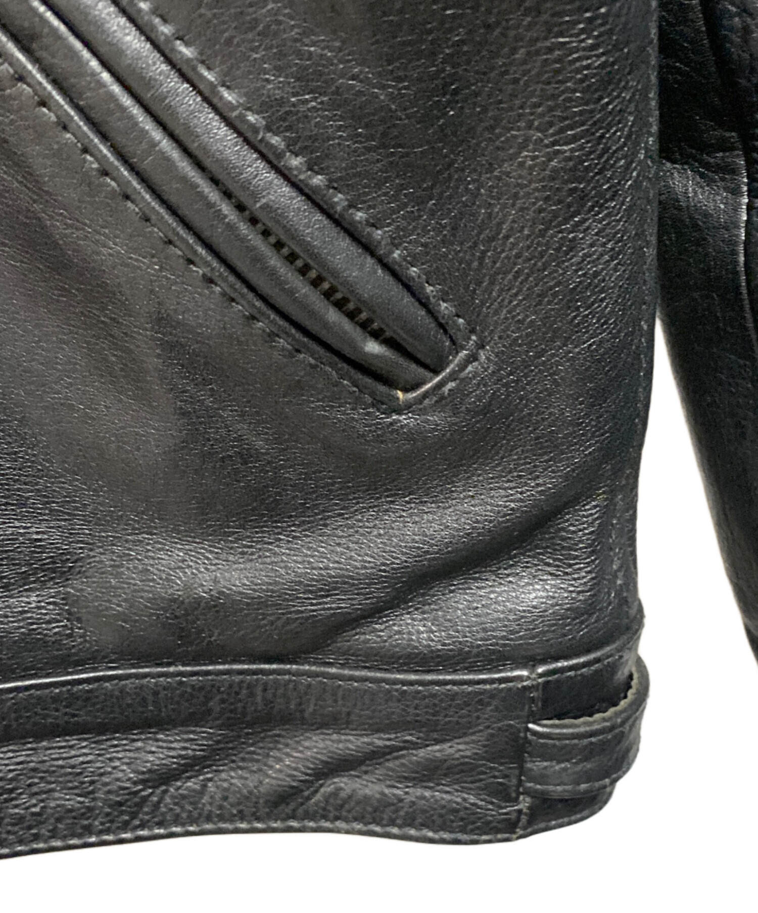 値下げLUKER BY NEIGHBORHOOD65 型ブラックレザーライダース 中古・古着通販】NEIGHBORHOOD (ネイバーフッド) シングル